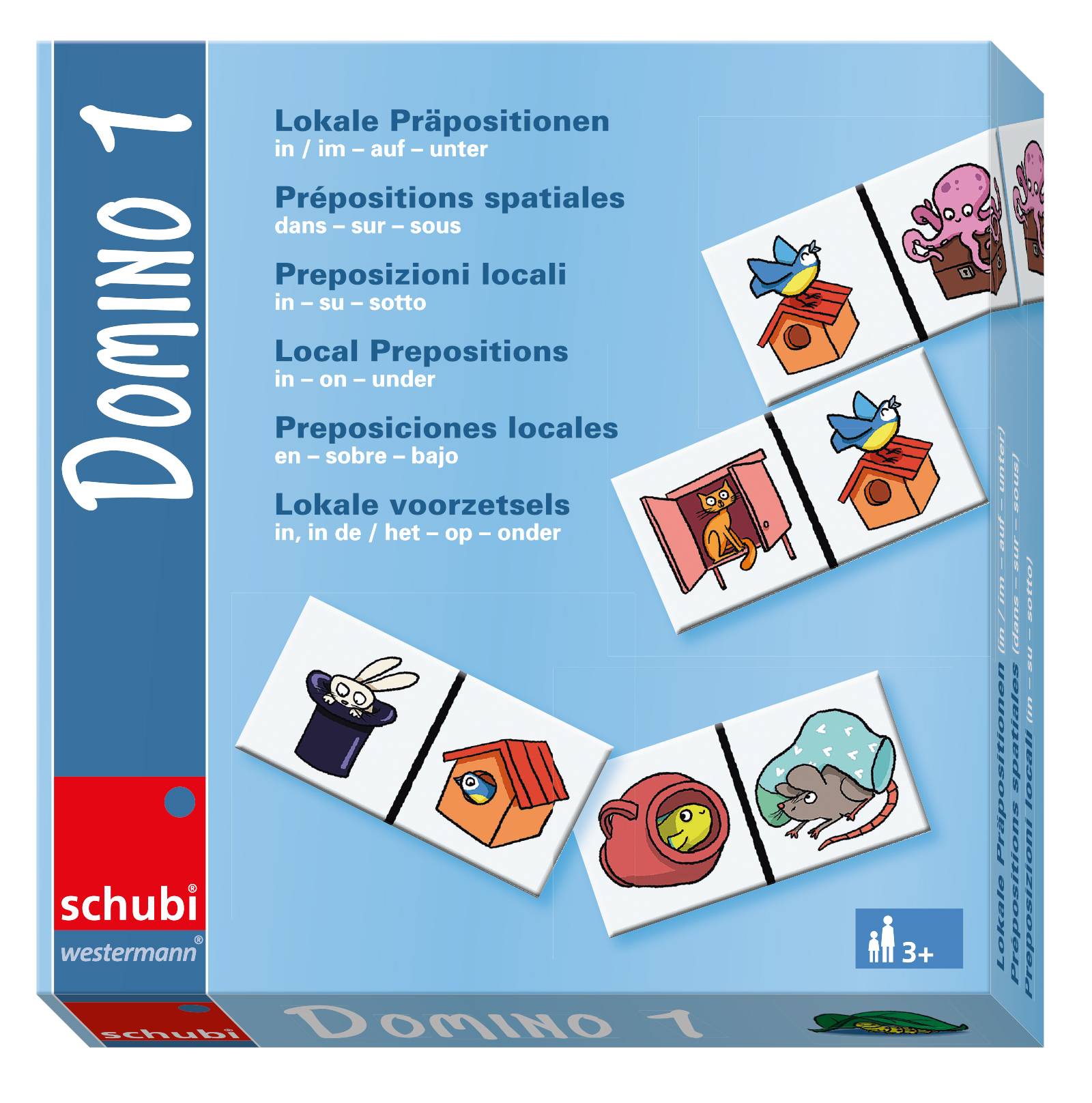 DOMINO 1 Lokale Präpositionen in/im  auf  unter