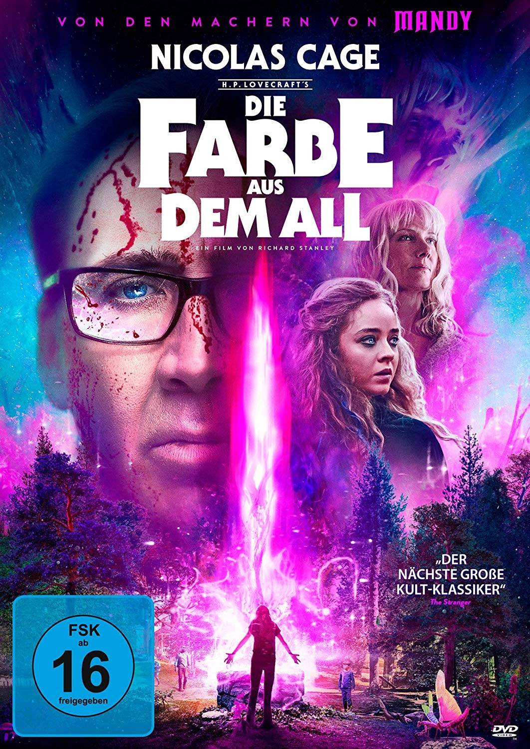 Die Farbe aus dem All - Color Out of Space Regie: Richard Stanley, USA 2019, FSK ab 16, DVD-Video, Dt/engl