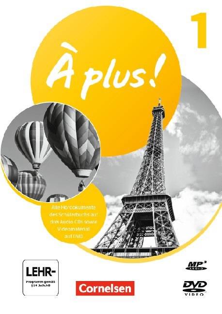 À plus ! Neubearbeitung - 1. und 2. Fremdsprache - Band 1 Audio-CDs und Video-DVD