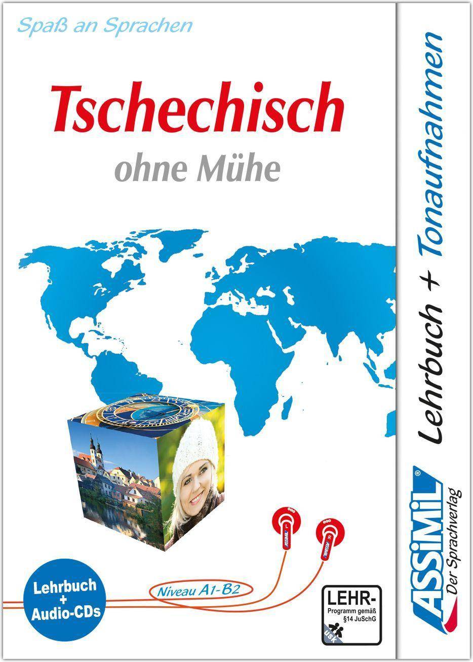 ASSiMiL Tschechisch ohne Mühe - Audio-Sprachkurs - Niveau A1-B2 Selbstlernkurs in deutscher Sprache, Lehrbuch + 4 Audio-CDs