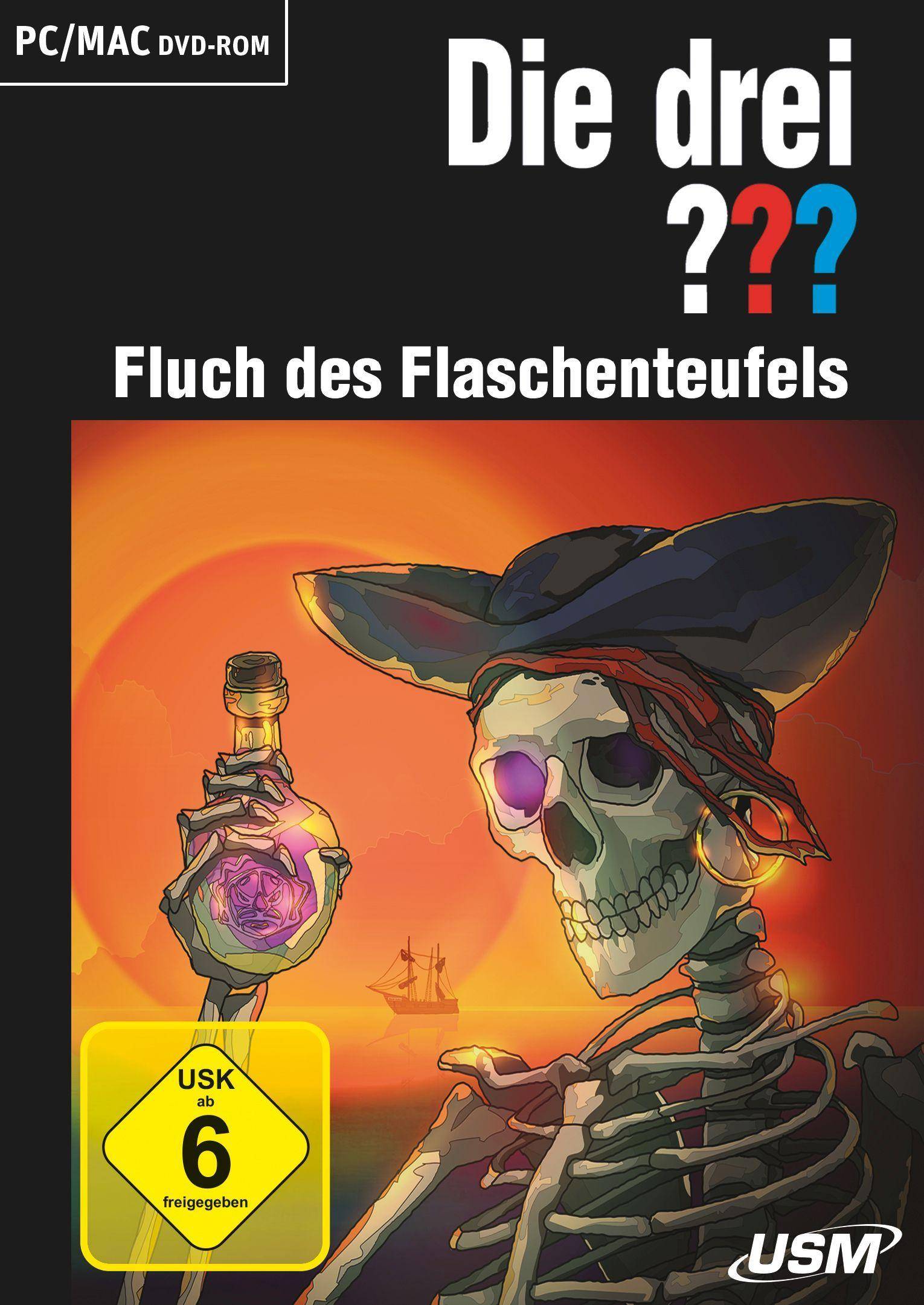 Die drei ??? - Fluch des Flaschenteufels, 1 DVD-ROM Fluch des Flaschenteufels. Windows, Macintosh