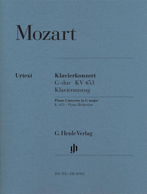 Konzert für Klavier und Orchester G-dur KV 453 Klavierauszug