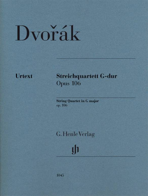 Dvorák, Antonín - Streichquartett G-dur op. 106 Besetzung: Streichquartette