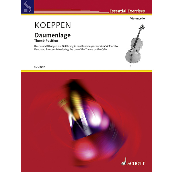 Daumenlage für Violoncello Duette und Übungen zur Einführung in das Daumenspiel (2. Violoncello ad lib.).. Mit Klavierbegleitungen und mp3s als Do