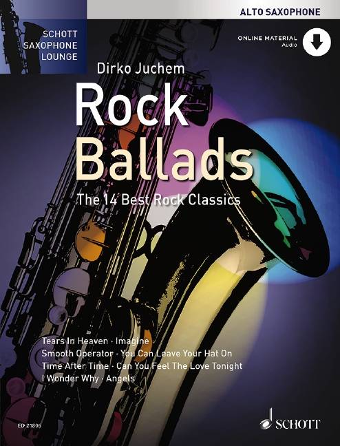 Rock Ballads, Alt-Saxophon Die 14 besten Rock Klassiker. Mit Online Material