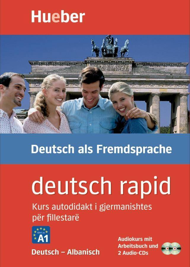 deutsch rapid, Deutsch-Albanisch, Audiokurs mit Arbeitsbuch und 2 Audio-CDs Kurs autodidakt i gjermanishtes për fillestarë. Führt zu Niveau A1. Deu