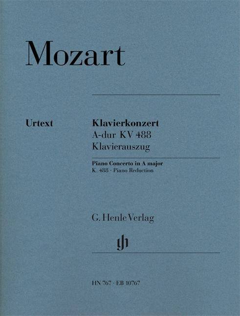 Konzert für Klavier und Orchester A-dur KV 488 Klavierauszug