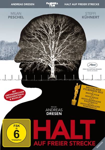 Halt auf freier Strecke Ausgezeichnet mit dem Deutschen Filmpreis 2012 für den Besten Film, Beste Regie, Bester Hauptdarsteller (Milan Peschel), Bes