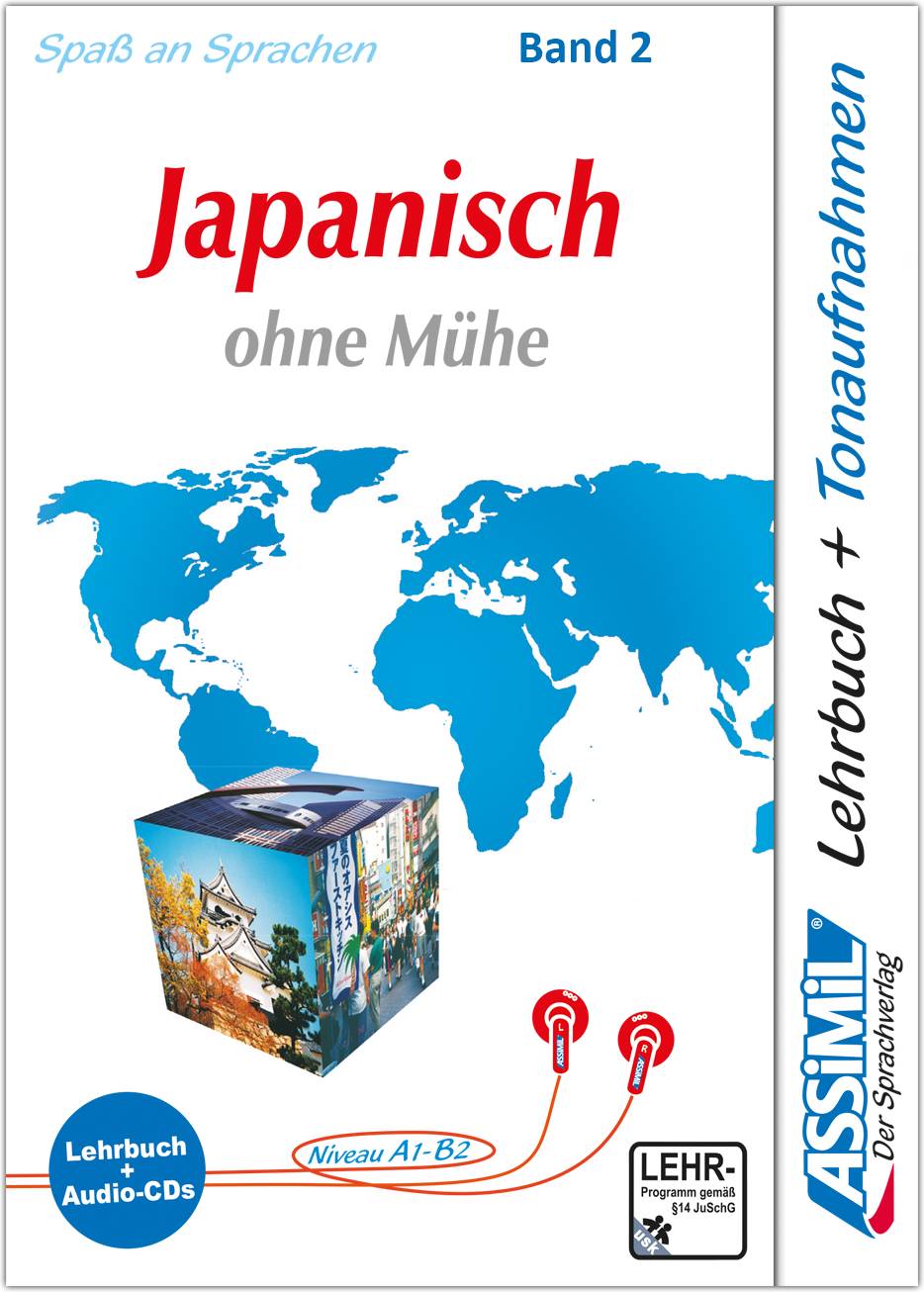 ASSiMiL Japanisch ohne Mühe Band 2 - Audio-Sprachkurs - Niveau A1-B2 Selbstlernkurs in deutscher Sprache, Lehrbuch + 4 Audio-CDs