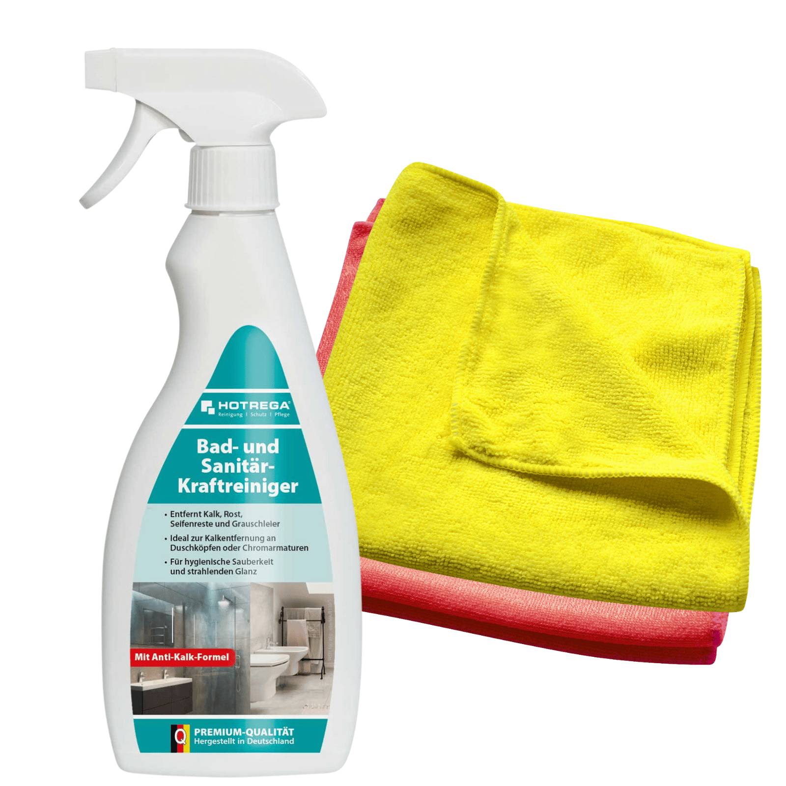 HOTREGA Bad und Sanitär Kraftreiniger Set 3-teilig
