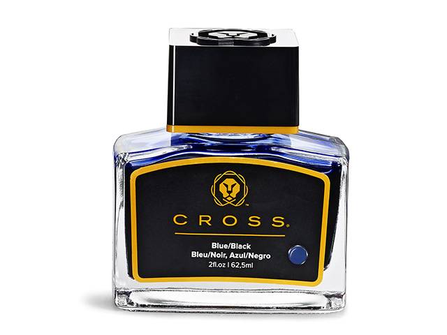 Tinte für Füllhalter Tintenfass Cross FH-Tinte im Glas blau-schwarz