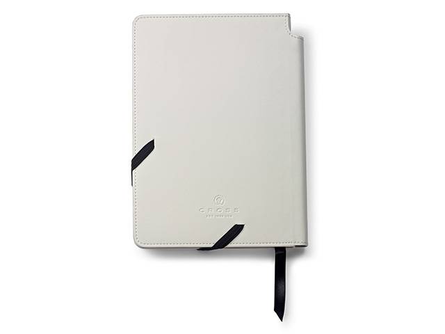 Notizbuch Cross Journal weiß, Mittel, Liniert