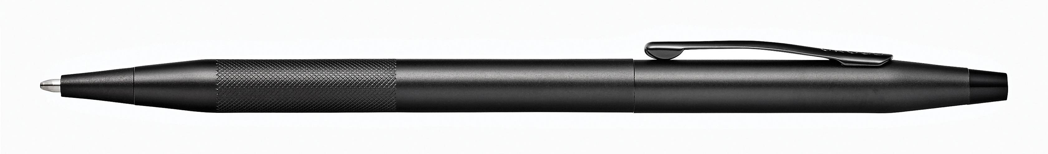 Kugelschreiber Cross Classic Century Schwarz, Griff strukturiert in Geschenkbox