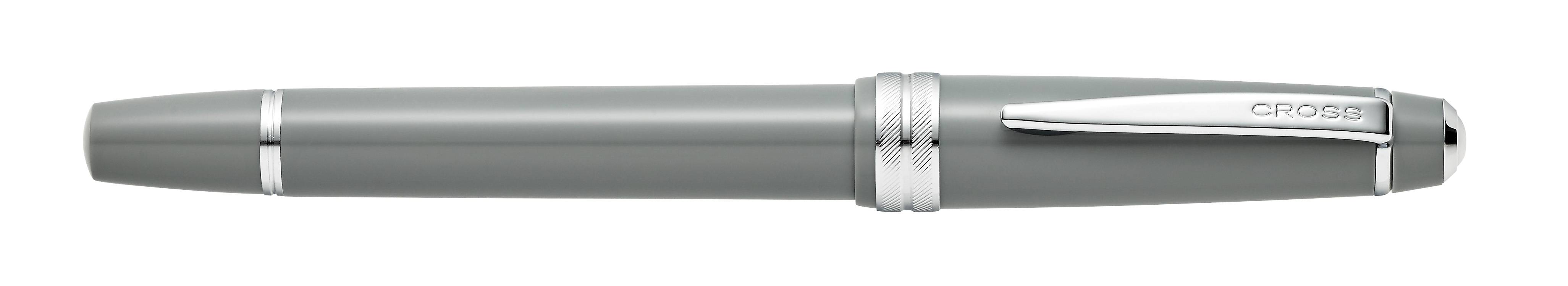 Füllfederhalter Bailey Light, M-Feder, Grau-Lack in Geschenkbox