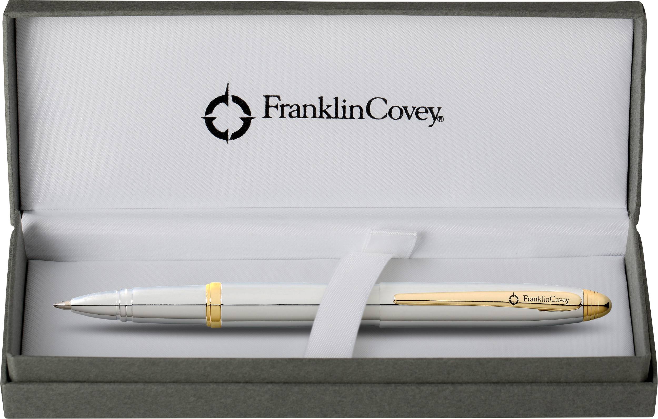 Gel-Tintenroller Lexington Chrom mit goldplattierten Beschlägen