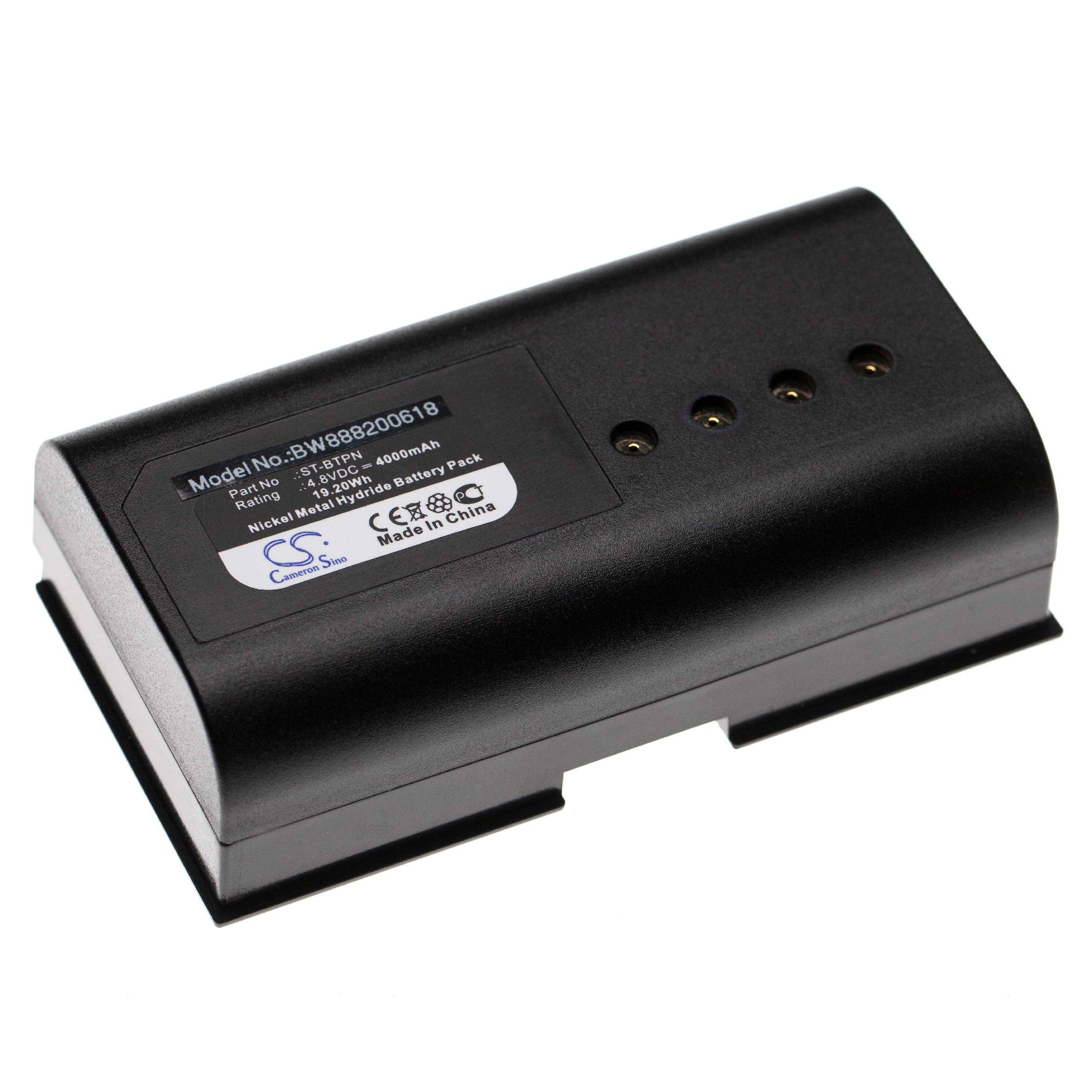 vhbw 1x Akku kompatibel mit Crestron SmarTouch 1550, 1700, ST-1500C, ST-1550, ST-1700, ST-1700C, STX-1500C Wireless Touchpad (4000 mAh, 4,8 V, NiMH)