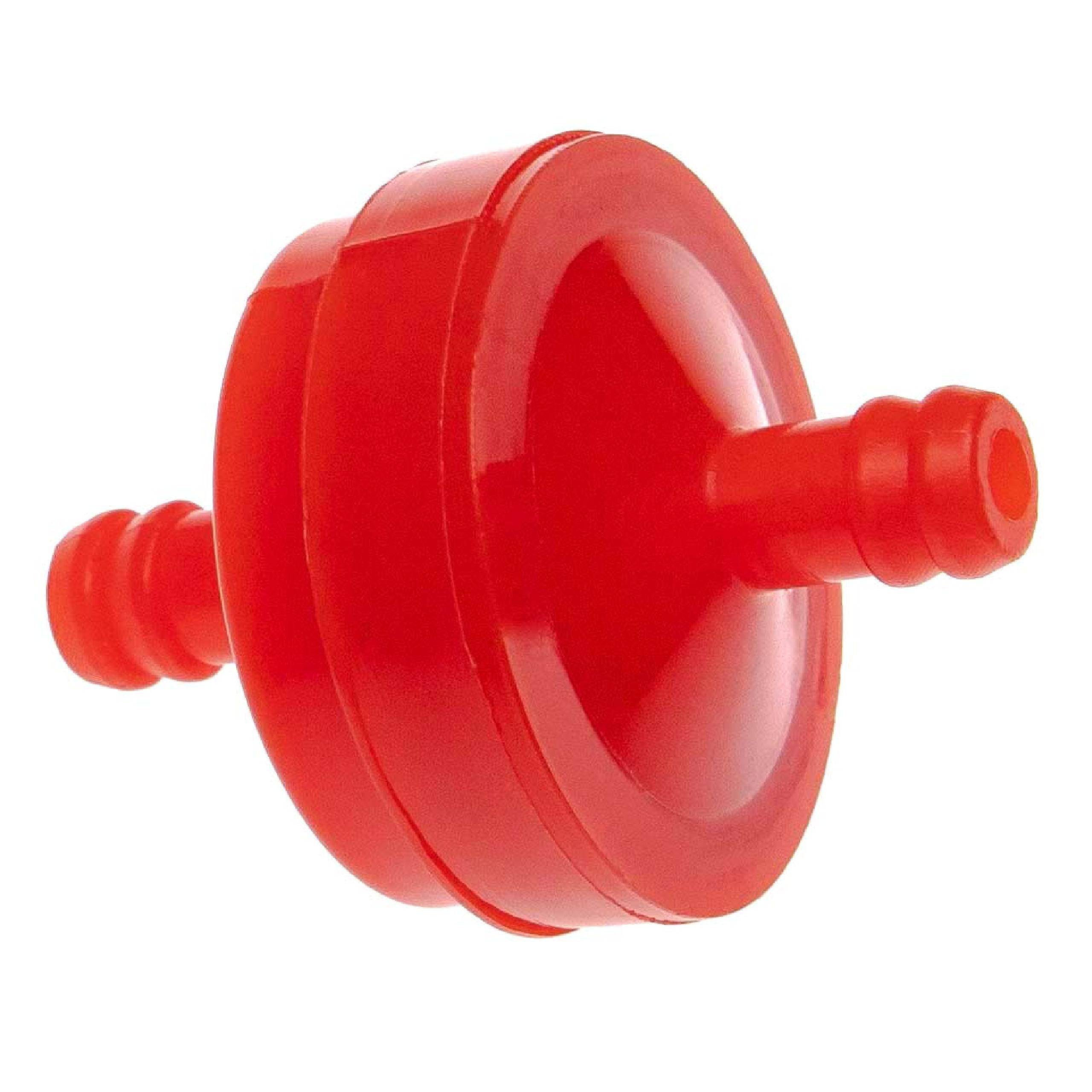 vhbw Kraftstofffilter kompatibel mit Briggs & Stratton 117400 (0036-0628), 118400 (0036-0159) Rasenmäher-Motor ohne Kraftstoffpumpe