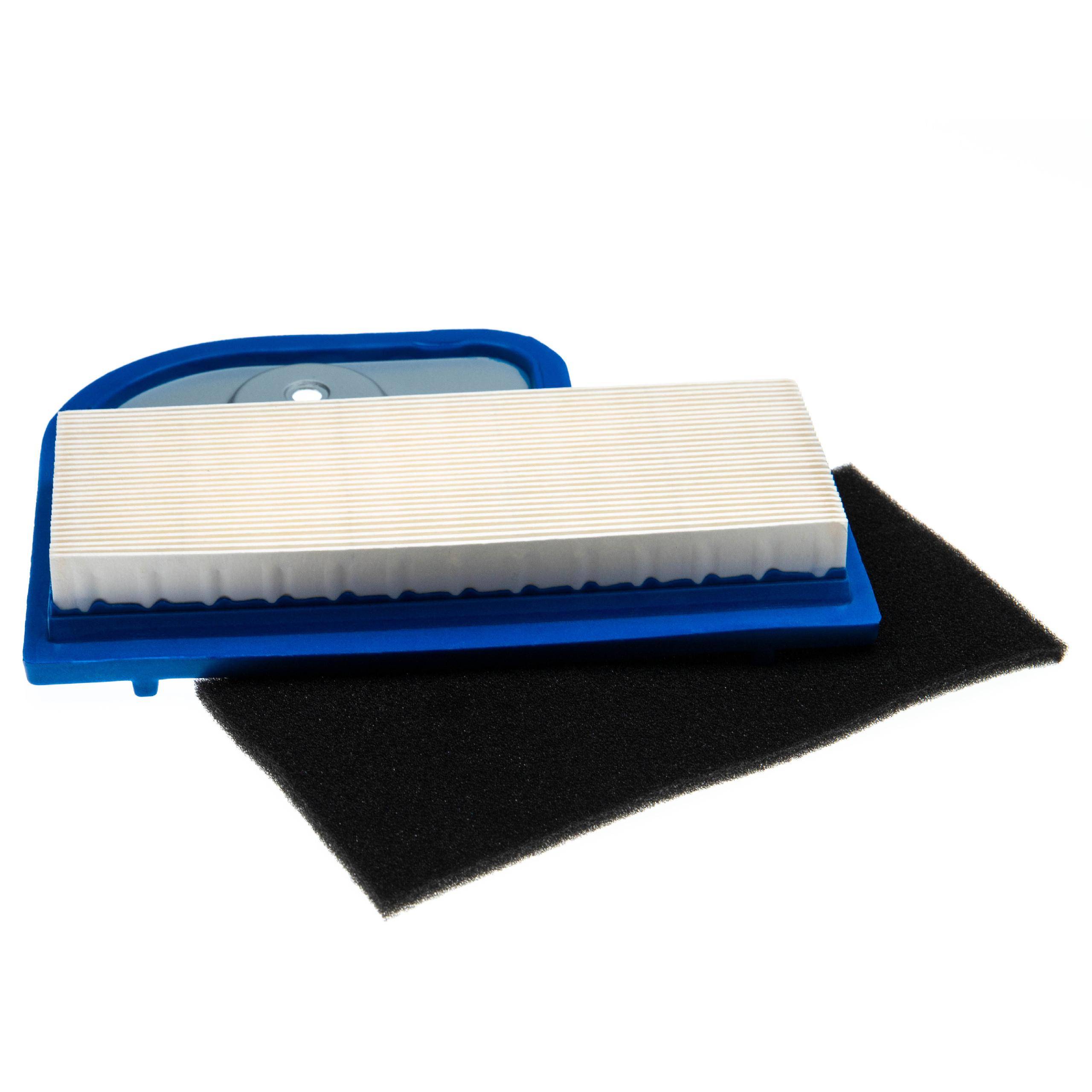 vhbw 1x Vorfilter, 1x Luftfilter kompatibel mit Cub Cadet 1500 Serie Rasentraktor, Aufsitzmäher