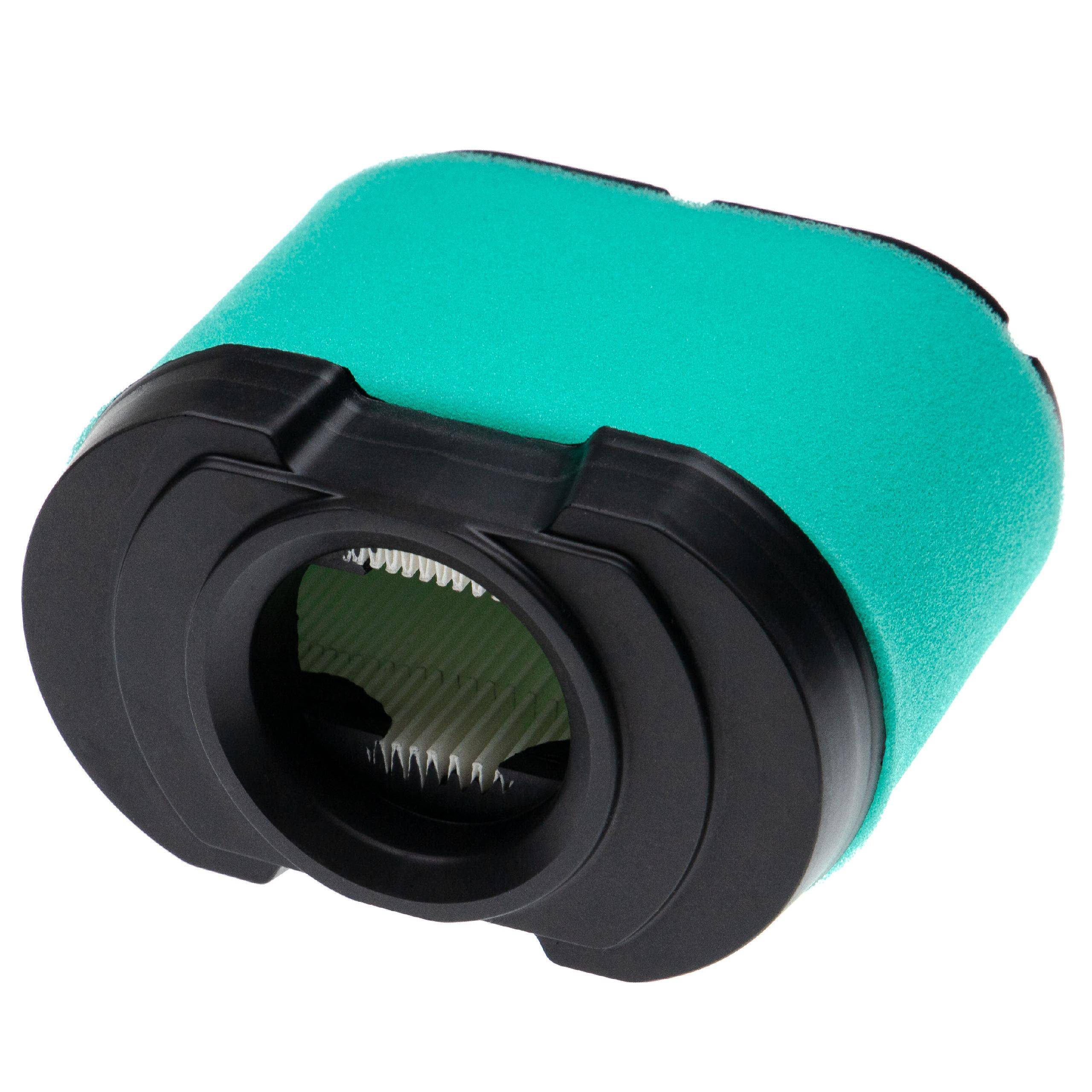 vhbw Filterset kompatibel mit Briggs & Stratton 40H777-0151-G5 | Motor für Rasentraktor, Aufsitzmäher 1x Schaumfilter, 1x Papierfilter