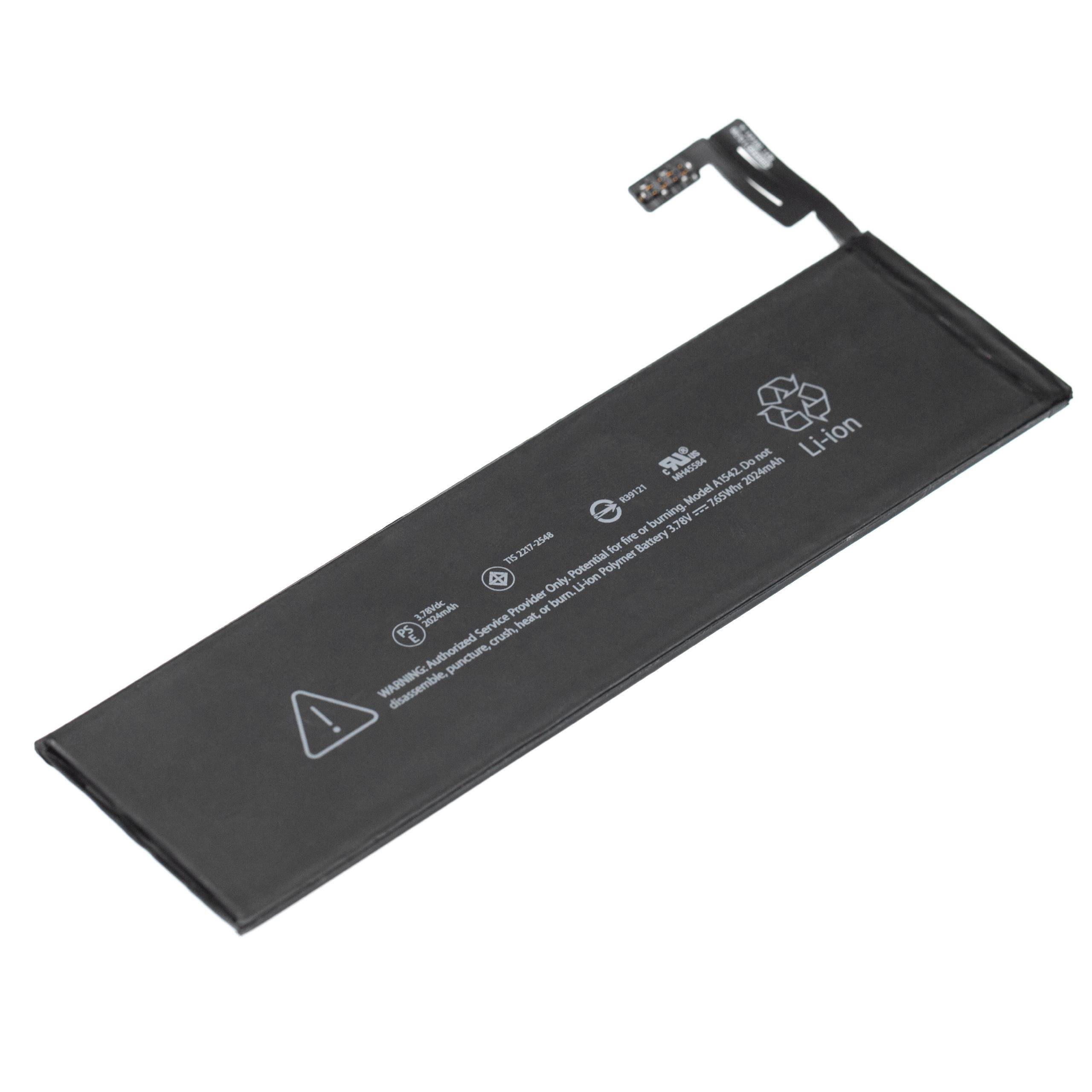 vhbw Akku Ersatz für Apple A1542 für Wireless Touchpad (2024 mAh, 3,78 V, Li-Polymer)