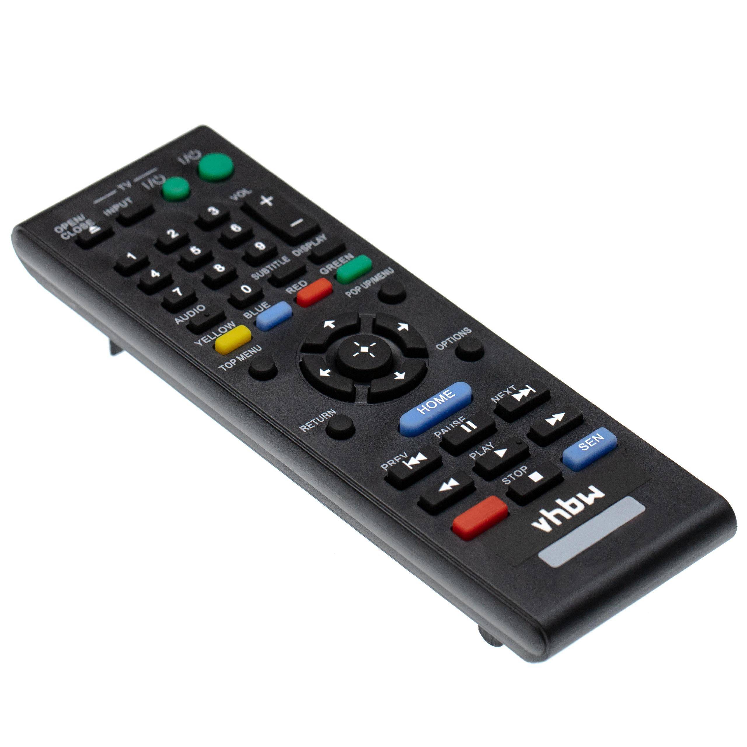 vhbw Fernbedienung kompatibel mit Sony BDP-S590WM, BDP-S5100, BDP-S5100E, BDP-S580, BDP-S590 Blu-Ray Disc Player - Ersatzfernbedienung