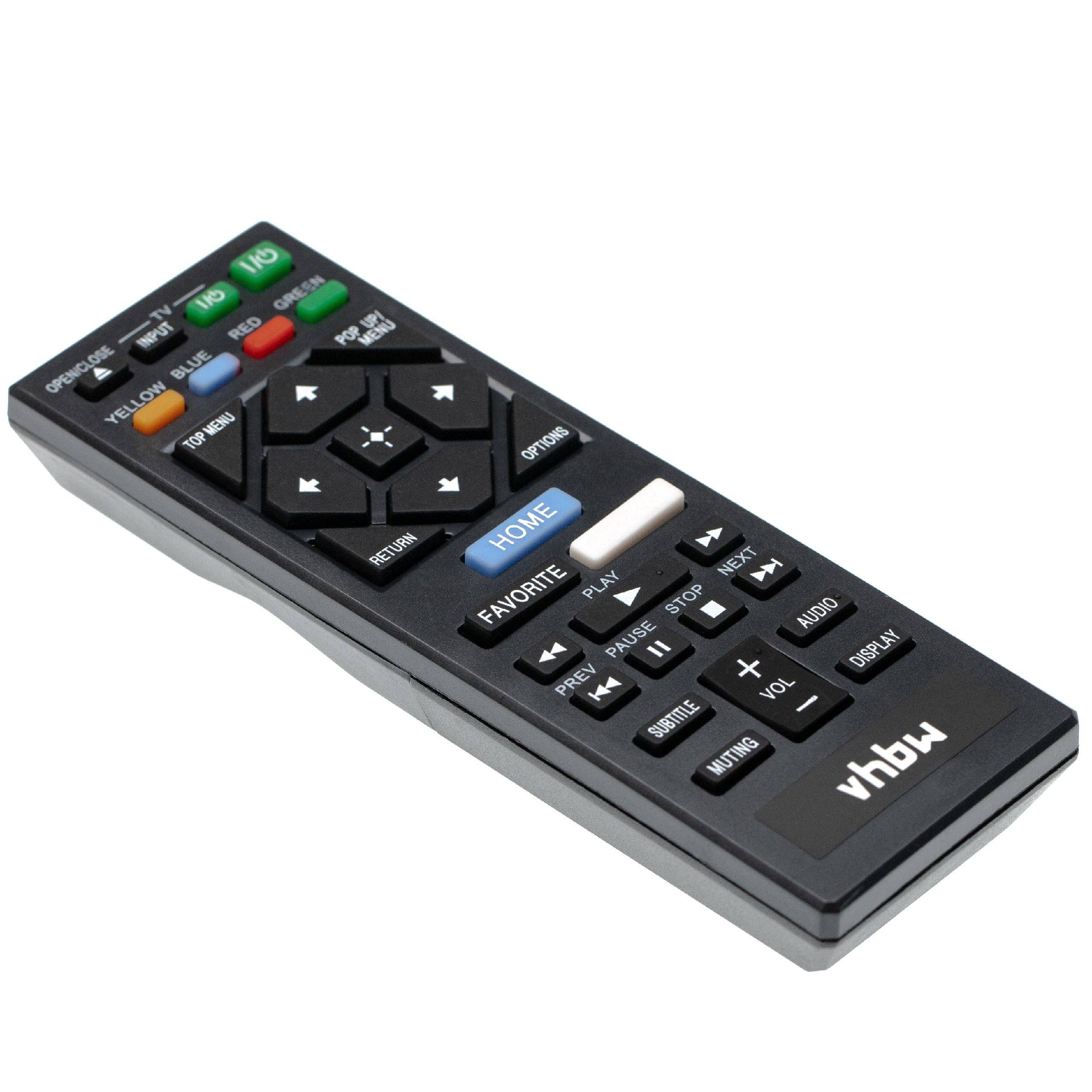 vhbw Fernbedienung kompatibel mit Sony BDP-BX370CA, BDP-BX370D, BD-BX370, BDP-S1700CA, BDP-S1700 Blu-Ray Disc Player - Ersatzfernbedienung