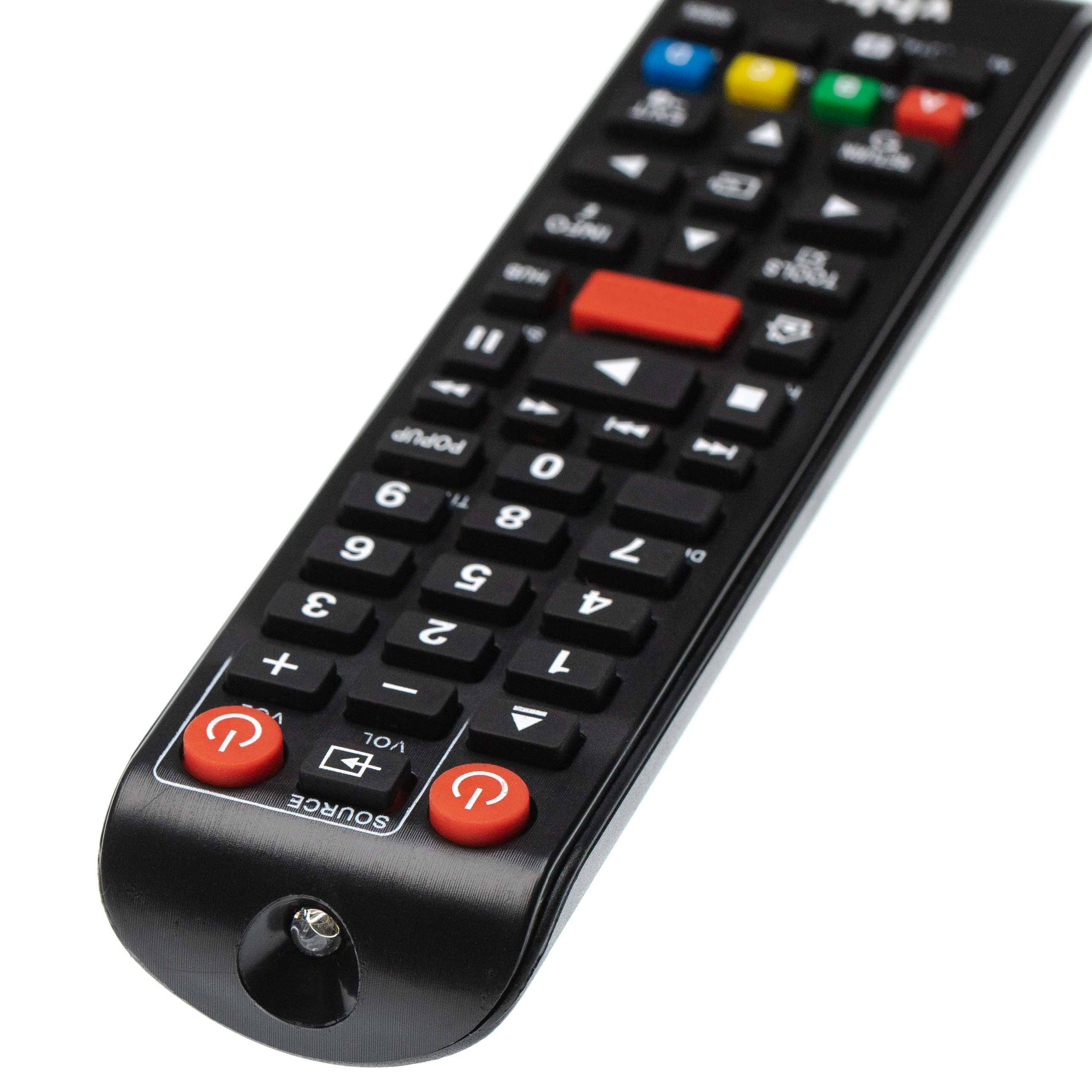 vhbw Fernbedienung kompatibel mit Samsung BDE5400/ZA, BDE5400, BDE5300, BDE5300ZA, BDE5300/ZA Blu-Ray Disc Player - Ersatzfernbedienung