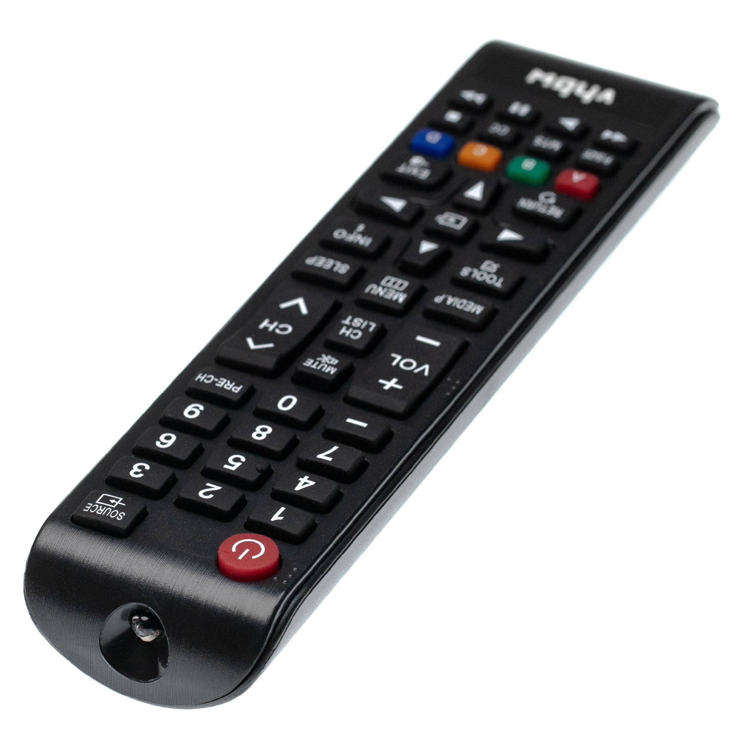 vhbw Fernbedienung kompatibel mit Samsung LT24E310ND, LH46HDBPLGA/ZA, LH32HDBPLGR/ZA, LH32HDBPLGA/ZA Fernseher, TV - Ersatzfernbedienung