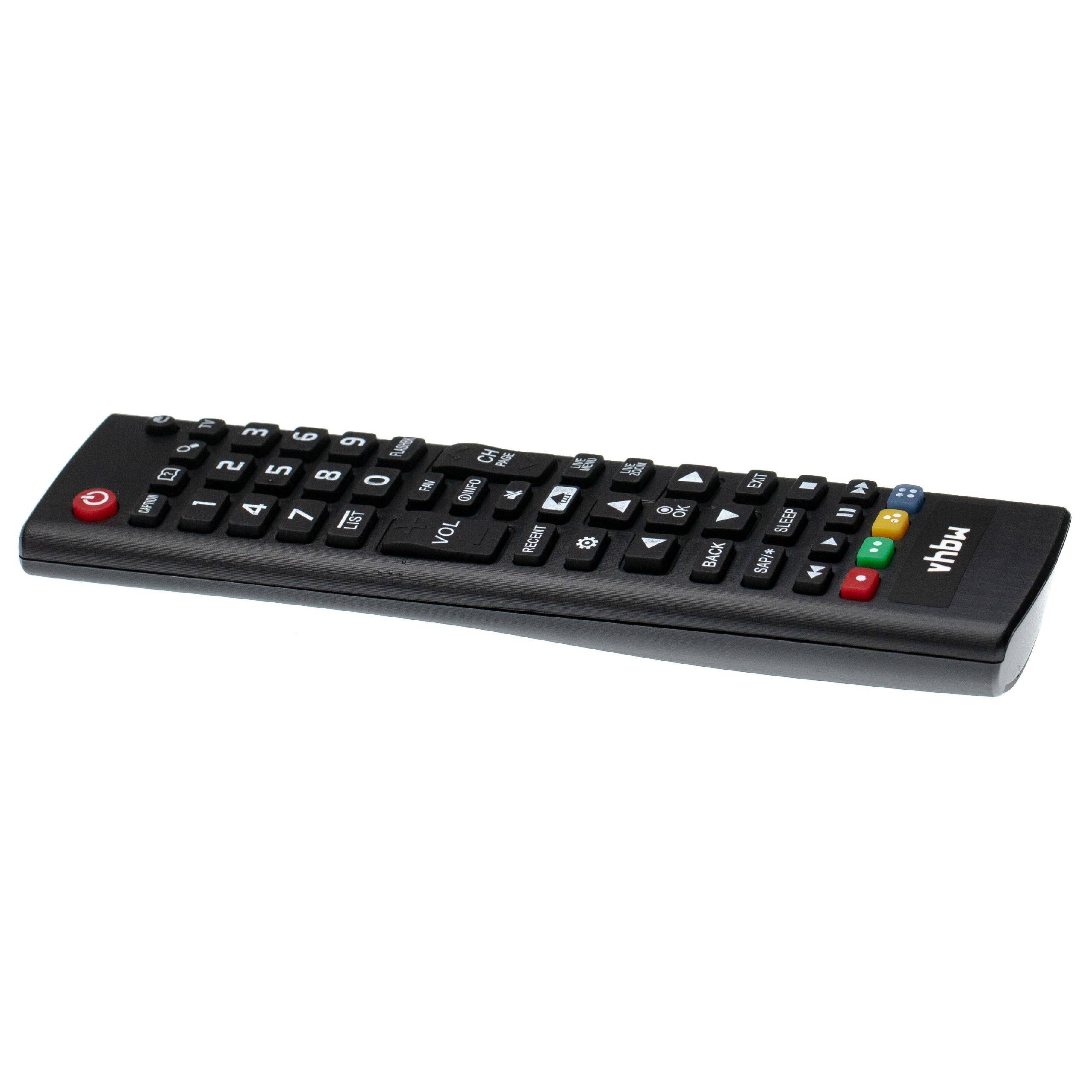 vhbw Fernbedienung kompatibel mit LG 43UH6100, 43UH6100UH, 43UH6030UB, 43UH6030UD, 43UH6030, 43LH5700UD Fernseher, TV - Ersatzfernbedienung