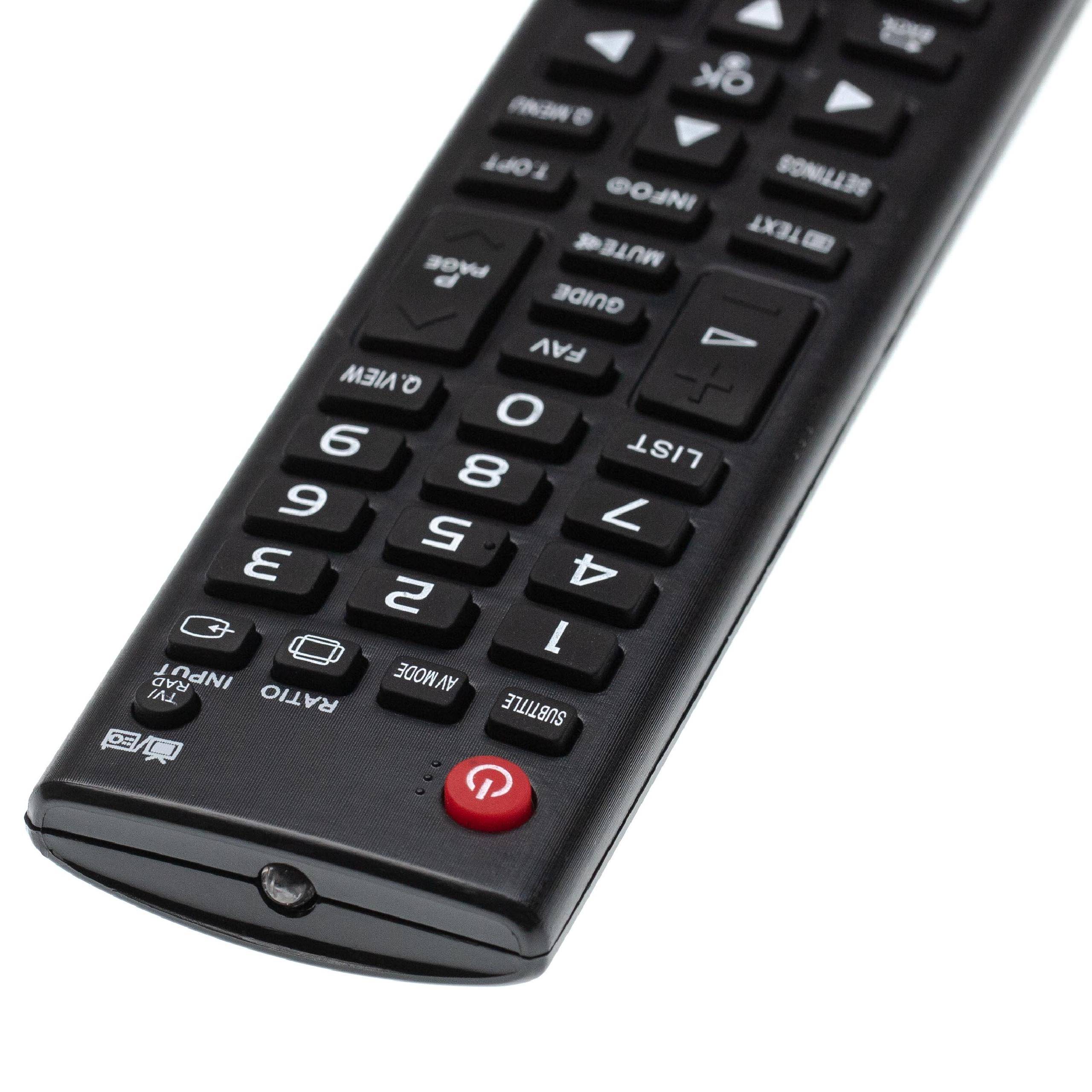 vhbw Fernbedienung kompatibel mit LG 32LN520B, 32LB5610, 32LN5500, 32LN540B, 32LN5406, 32LN5404, 32LN5400 Fernseher, TV - Ersatzfernbedienung