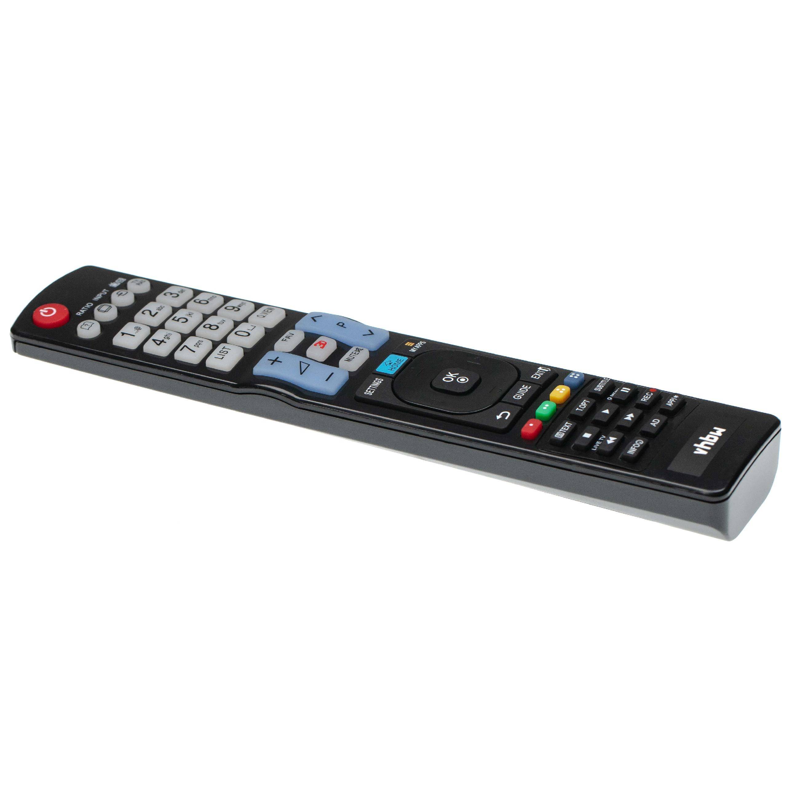 vhbw Fernbedienung kompatibel mit LG 32LM6200, 37LN540B, 32LN5400, 42LM6410, 42LM6200, 32LM6400, 32LM6410 Fernseher, TV - Ersatzfernbedienung