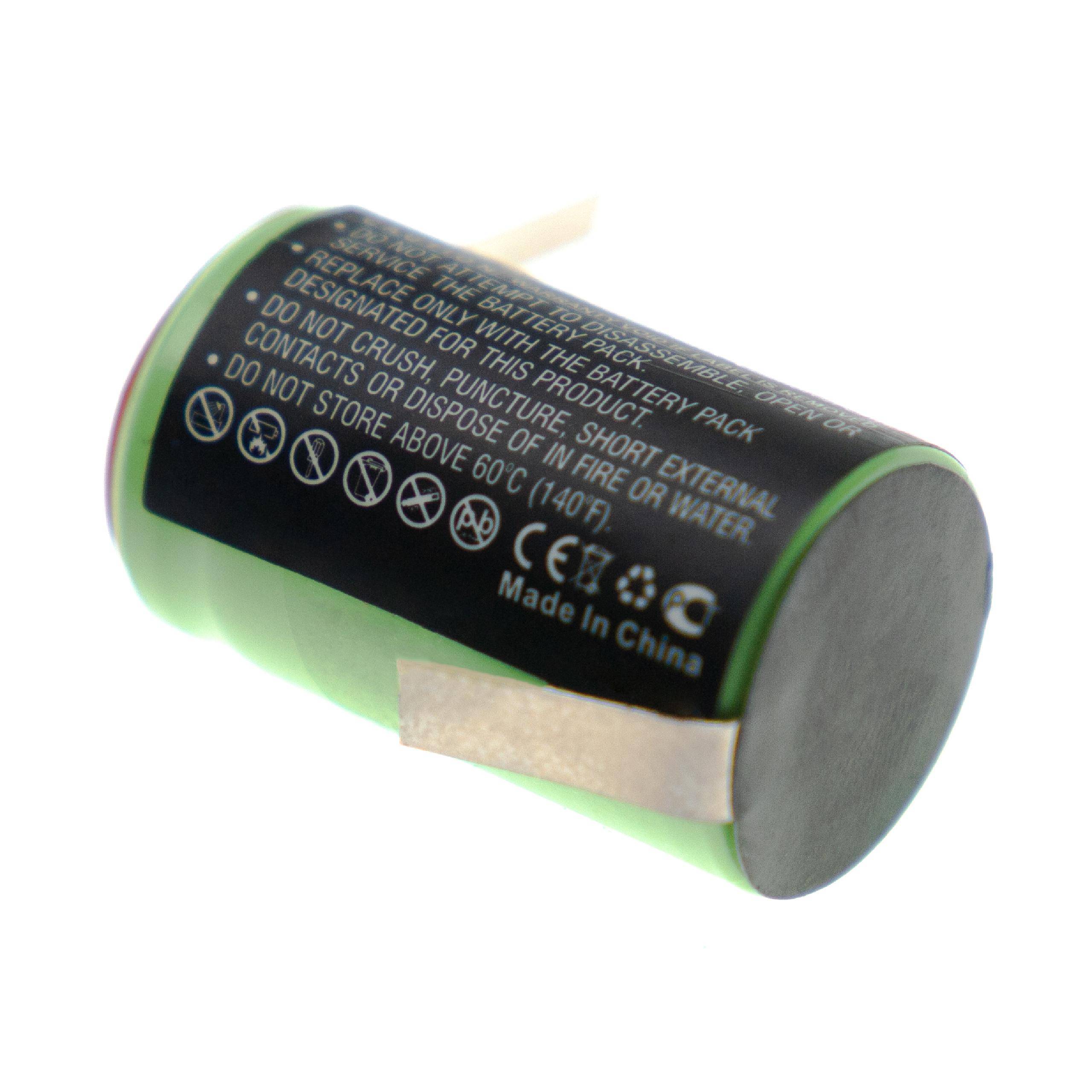 vhbw Akku kompatibel mit Panasonic ER398, ER201 Rasierer (1100 mAh, 1,2 V, NiMH)
