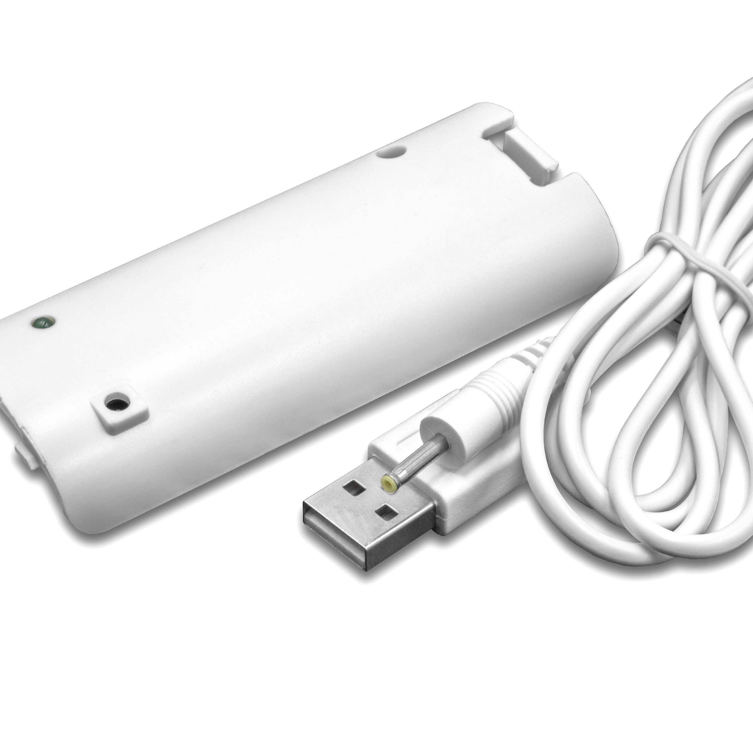 vhbw 2x Akku kompatibel mit Nintendo Wii Controller, Remote Plus Gamepad Controller (400 mAh, 2,4 V, NiMH)