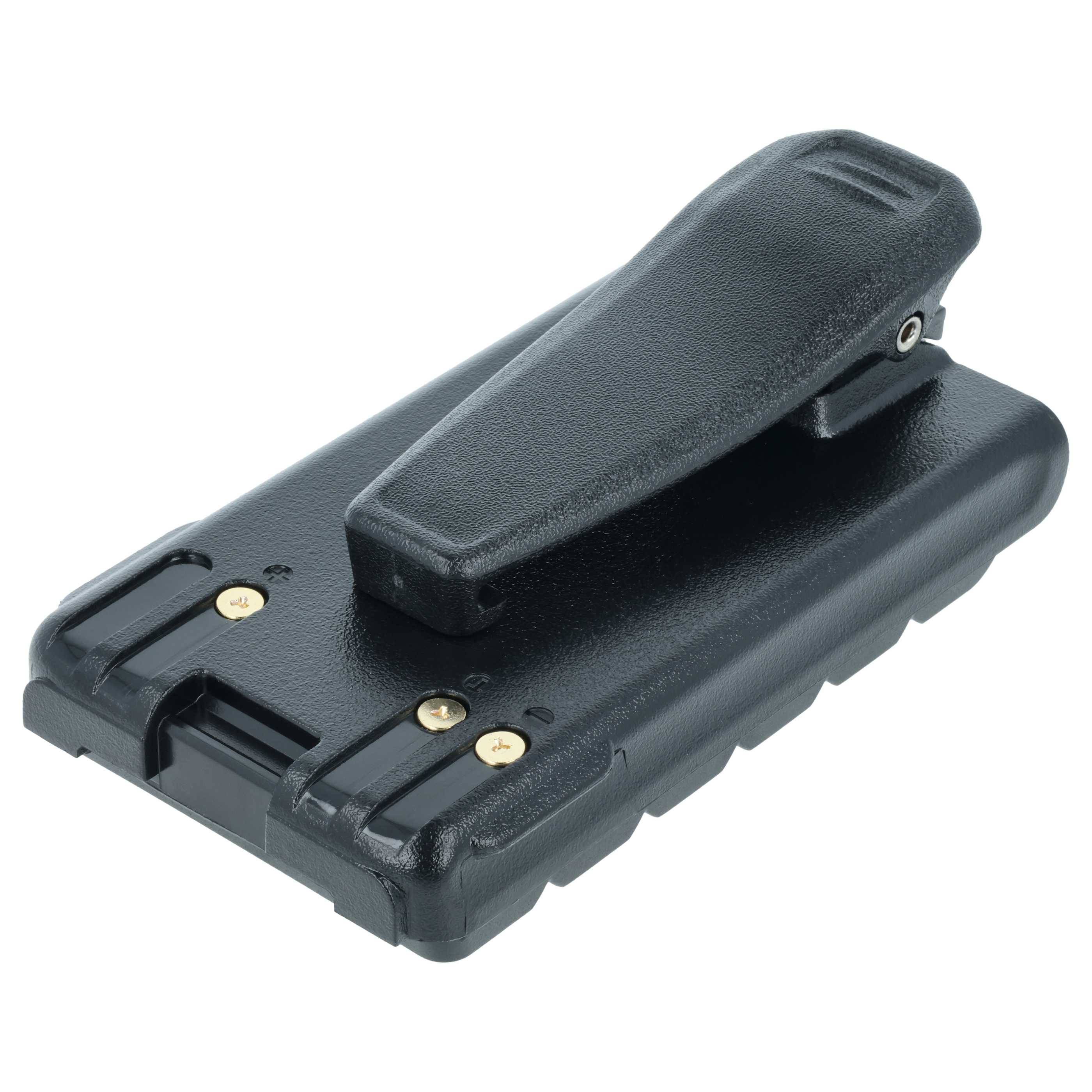 vhbw Akku kompatibel mit Icom IC-V80, IC-V80E Funkgerät, Walkie Talkie (1300 mAh, 7,2 V, NiMH)