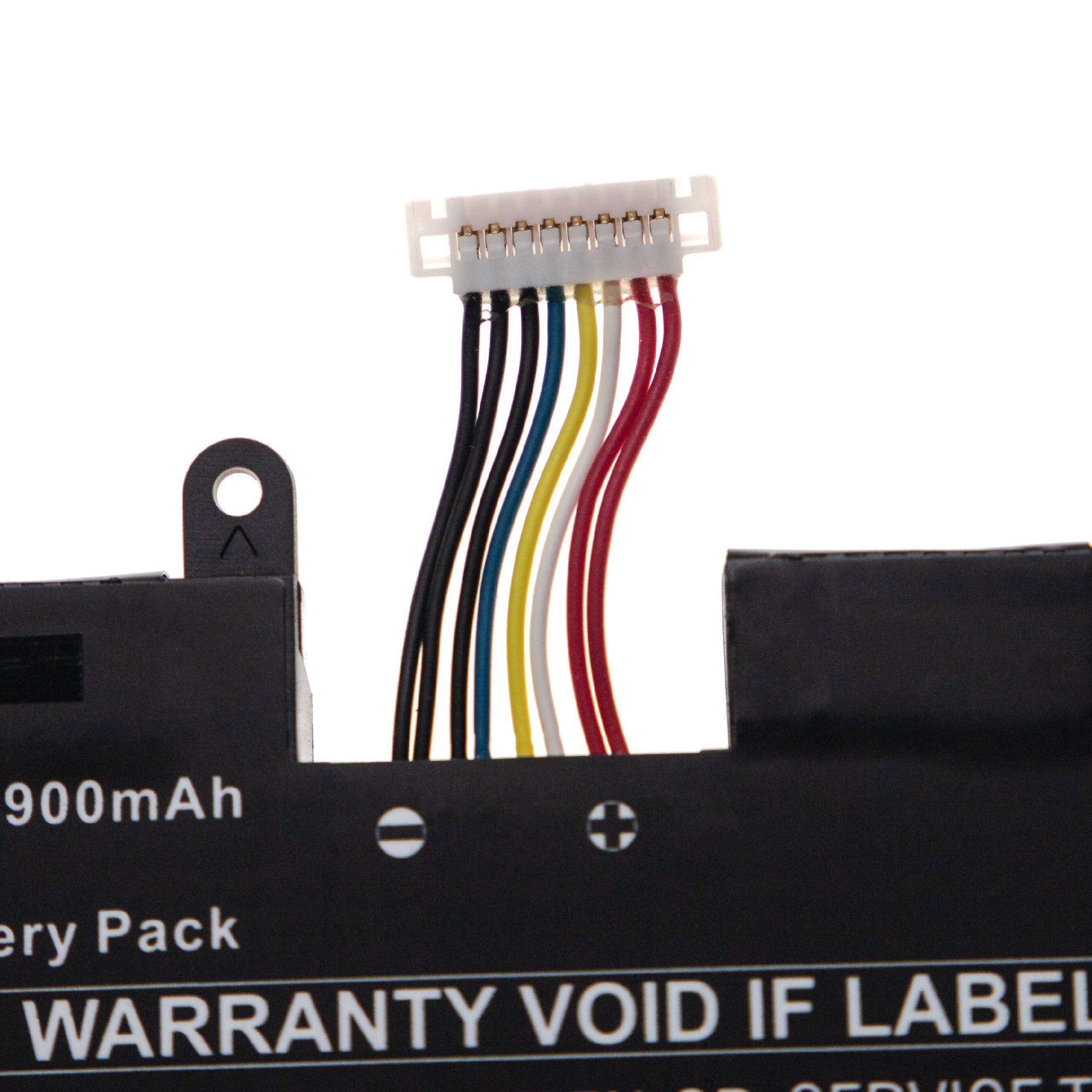 vhbw Akku kompatibel mit Asus X302UJ-FN005T Notebook (4900 mAh, 7,6 V, Li-Polymer)