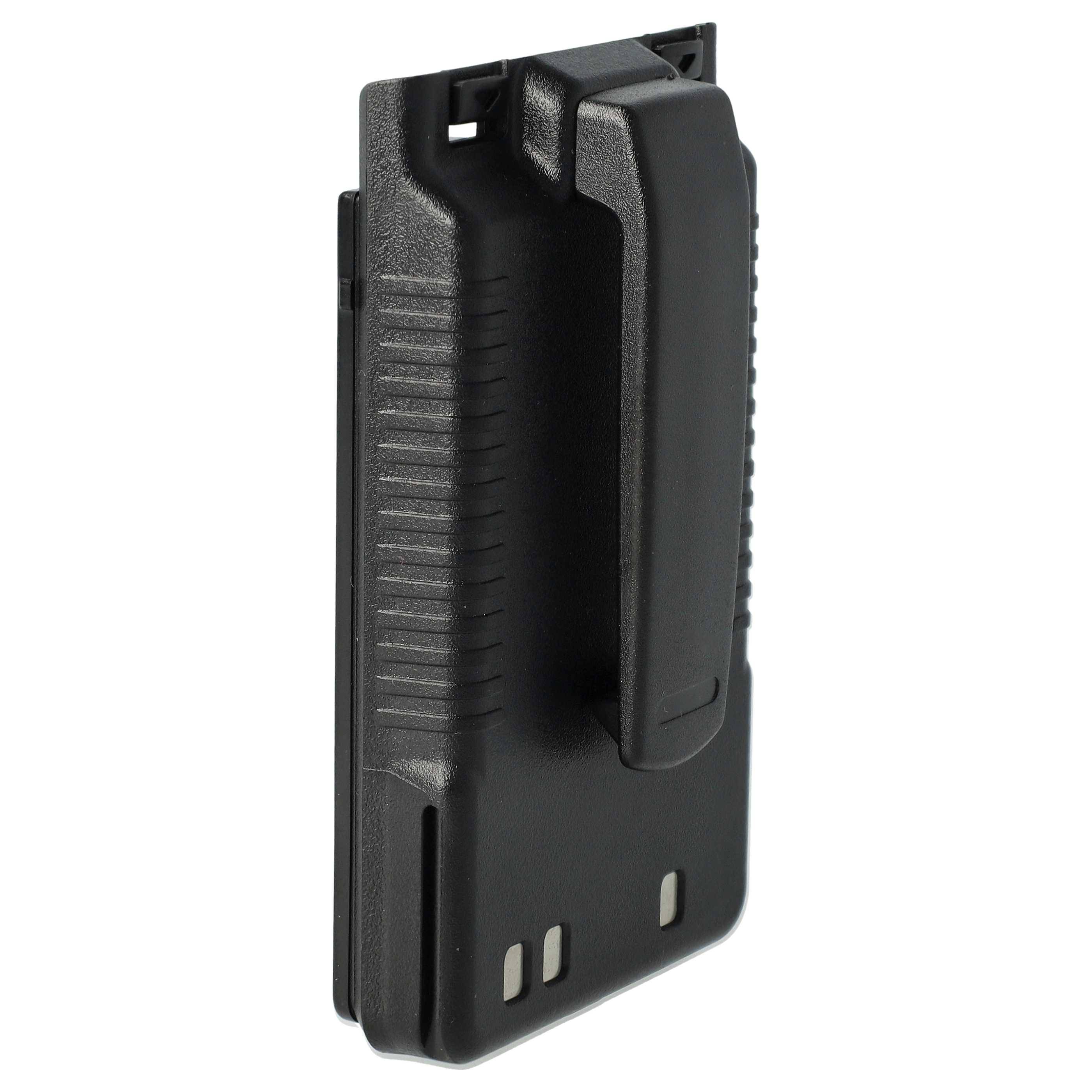 vhbw Akku Ersatz für Yaesu SBR-14, SBR-14Li für Funkgerät, Walkie Talkie (2000 mAh, 7,4 V, Li-Ion)