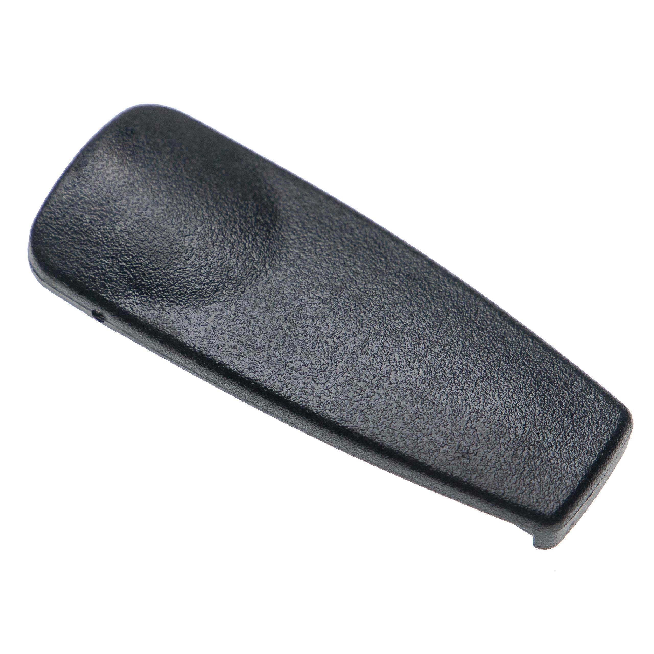 vhbw Gürtelclip kompatibel mit Motorola PRO7750, PRO7550, PRO7450, PRO9150 Funkgerät - Kunststoff, Schwarzk