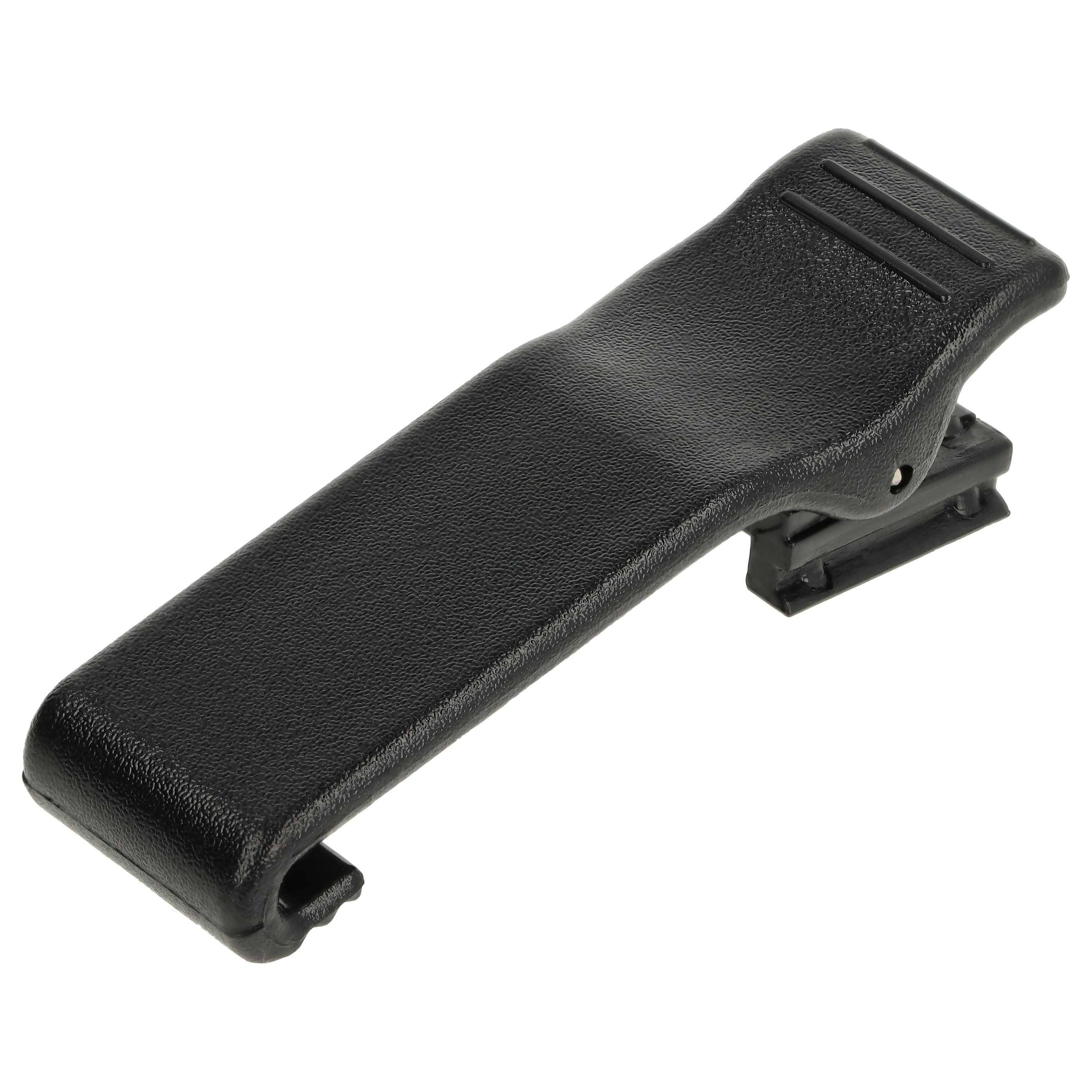 vhbw Gürtelclip kompatibel mit Motorola GP300, GP600, Radius P110 Funkgerät - Kunststoff, Schwarz