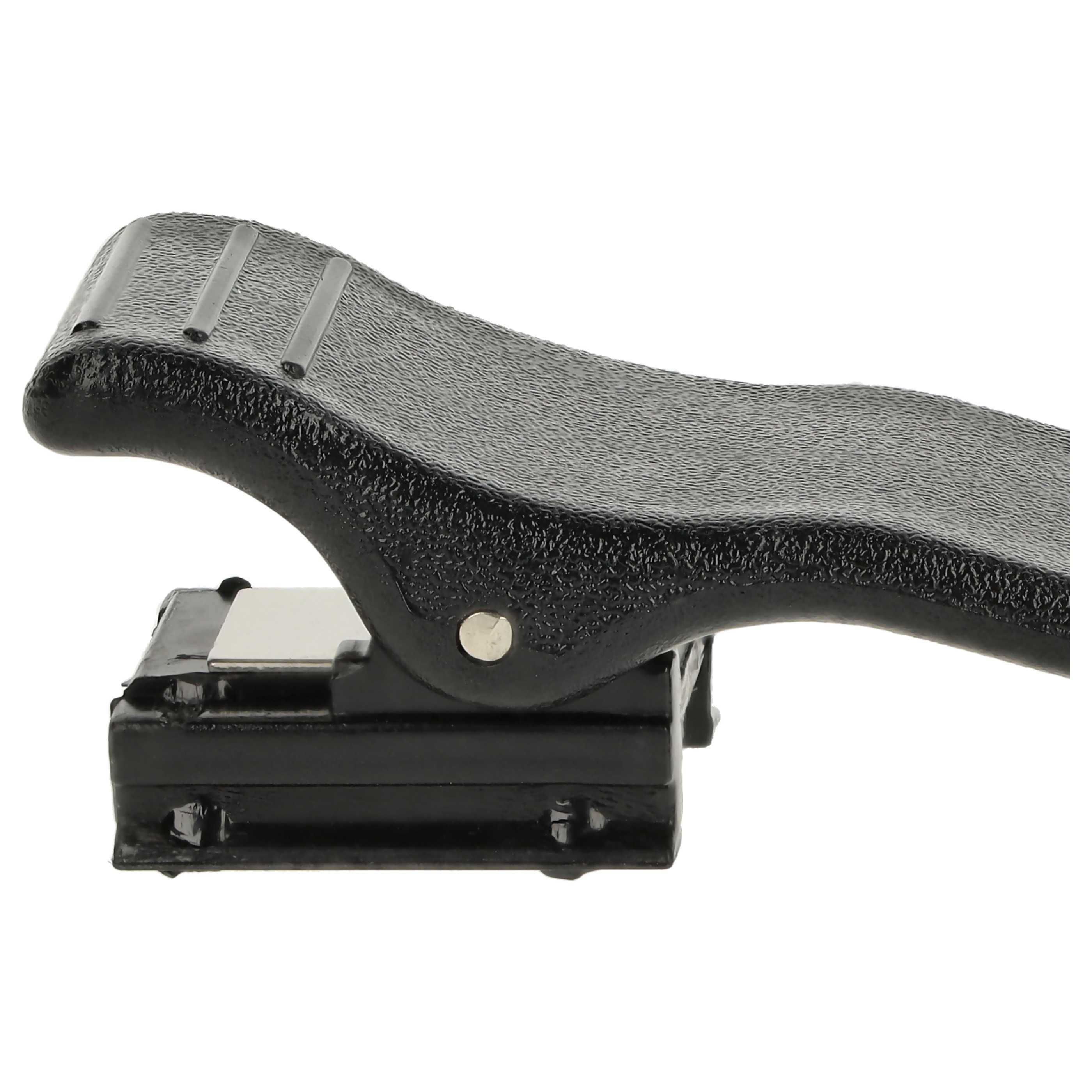 vhbw Gürtelclip kompatibel mit Motorola Radius P110, GP300, GP600 Funkgerät - Kunststoff, Schwarzk
