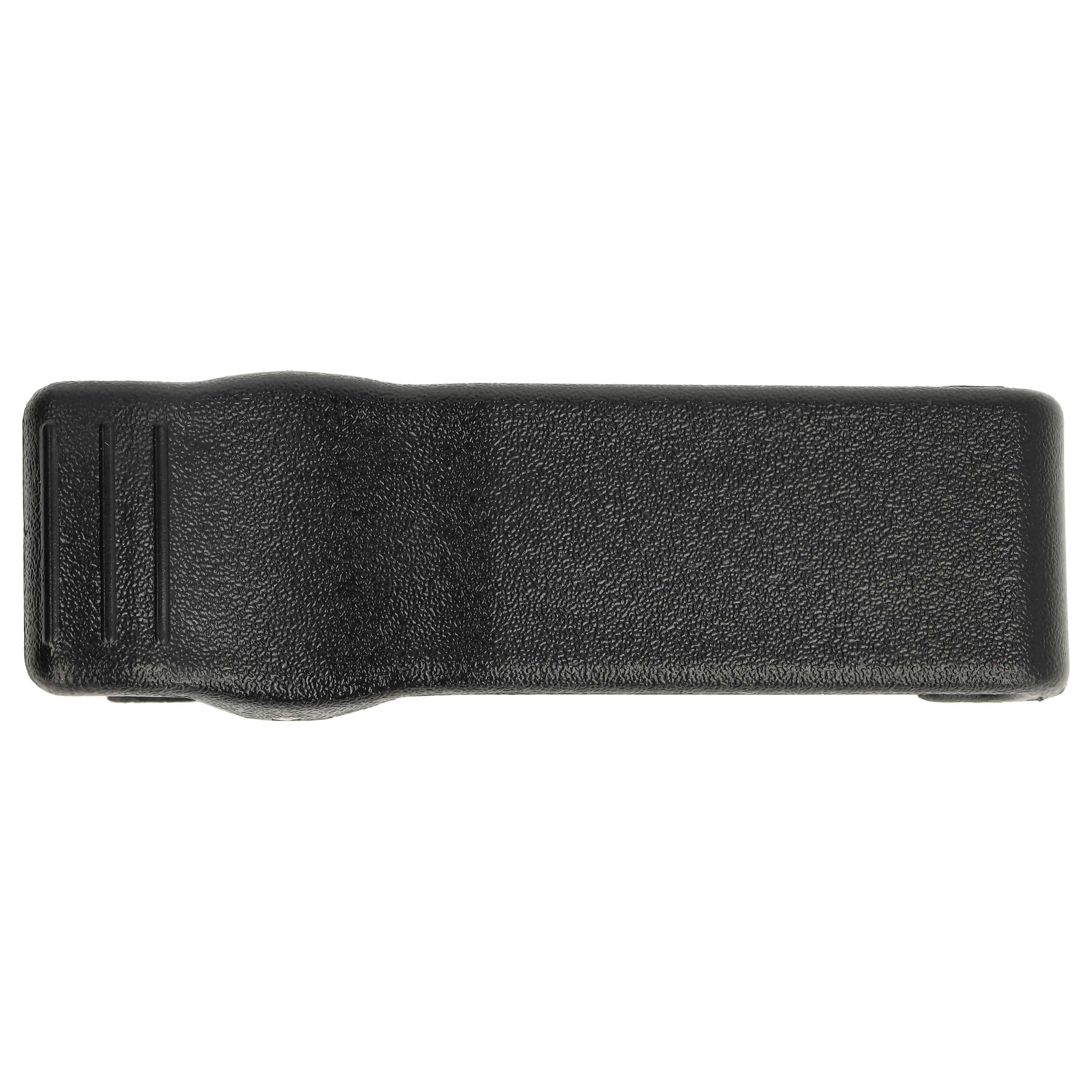 vhbw Gürtelclip kompatibel mit Motorola GP300, GP600, Radius P110 Funkgerät - Kunststoff, Schwarz
