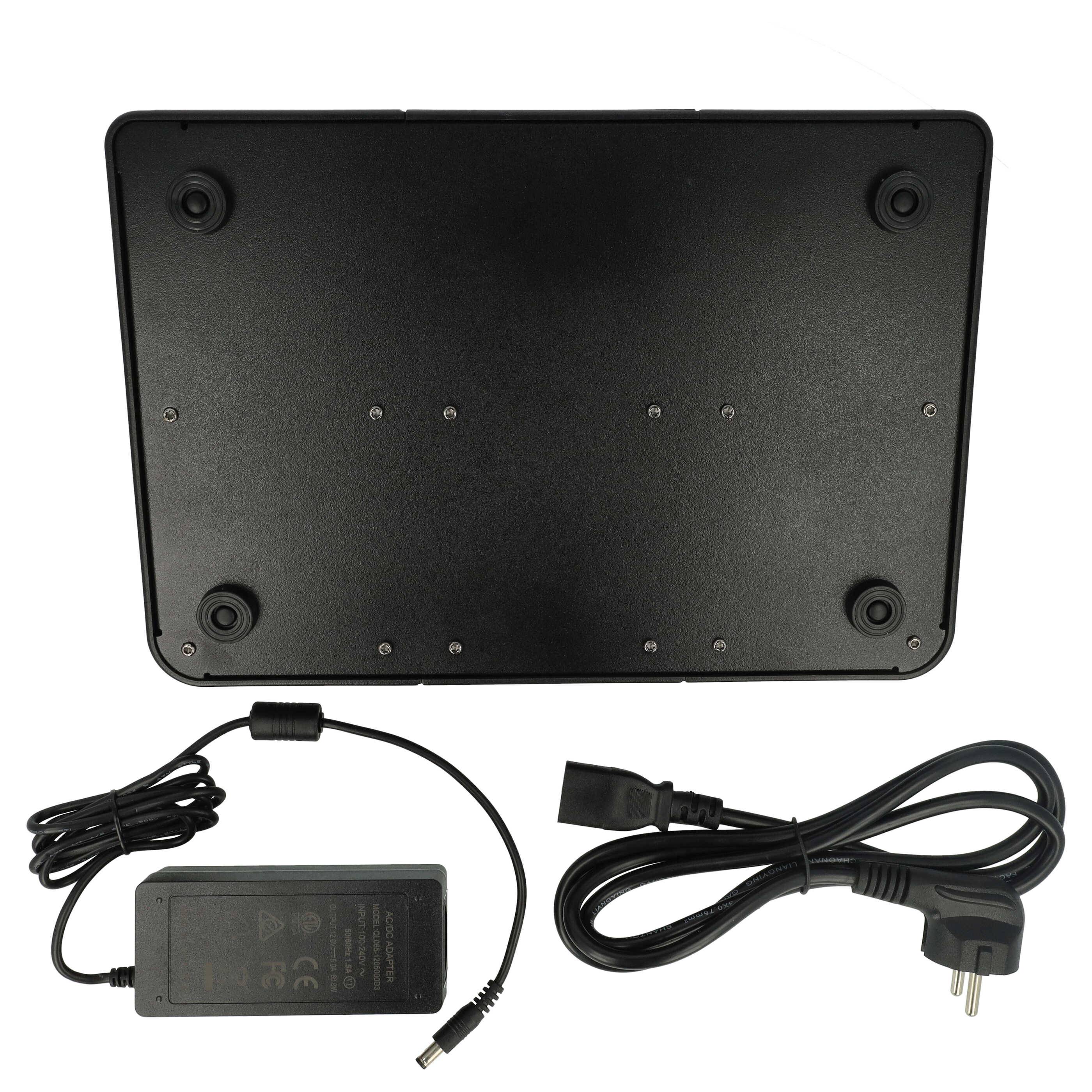 vhbw 6-fach Ladegerät kompatibel mit Motorola PTX780 Funkgerät-Akkus - Ladestation + Netzteil, 8,4 V, 0,6 A