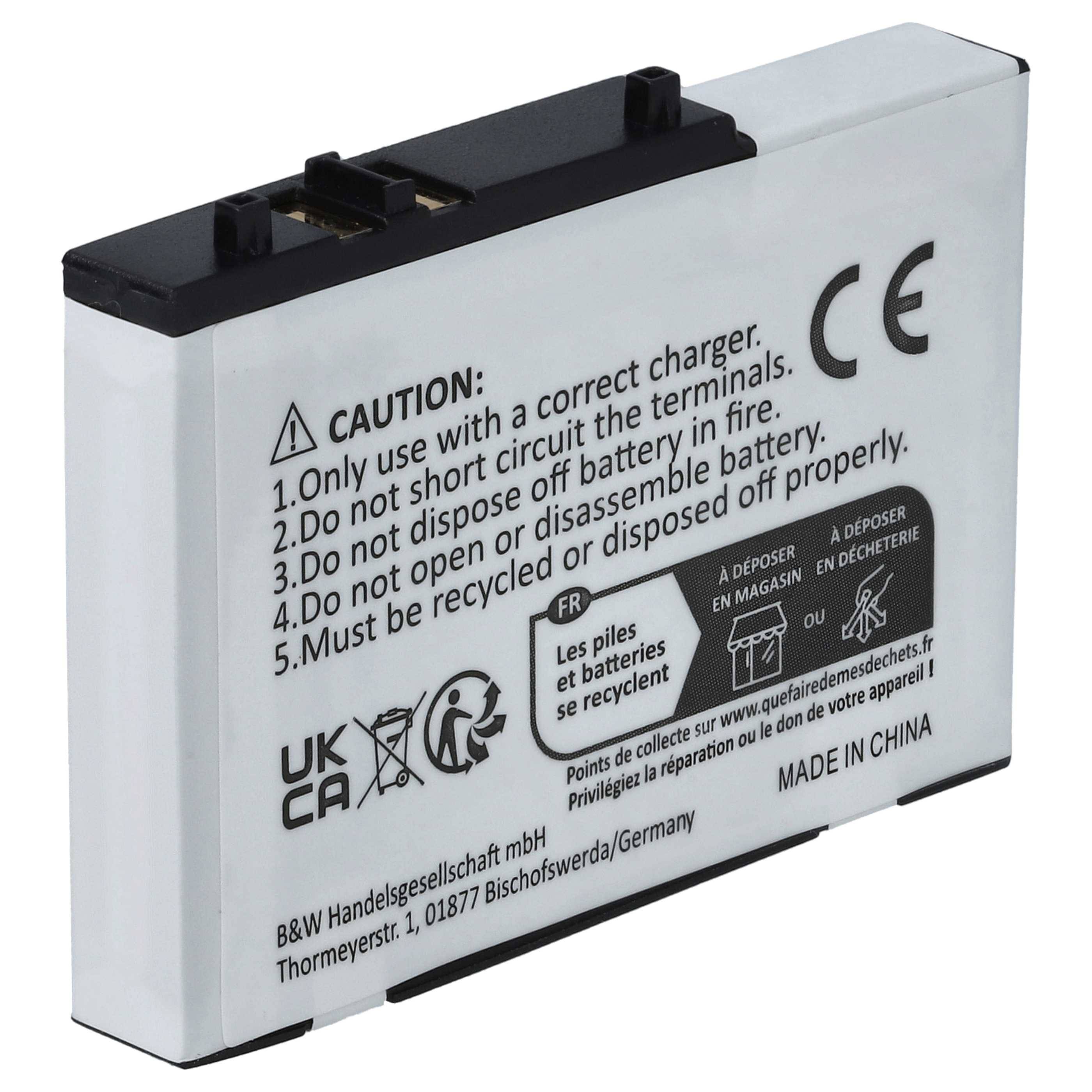 vhbw 2x Akku Ersatz für Nintendo USG-001, USG-003 für Spielekonsole (900 mAh, 3,7 V, Li-Ion)