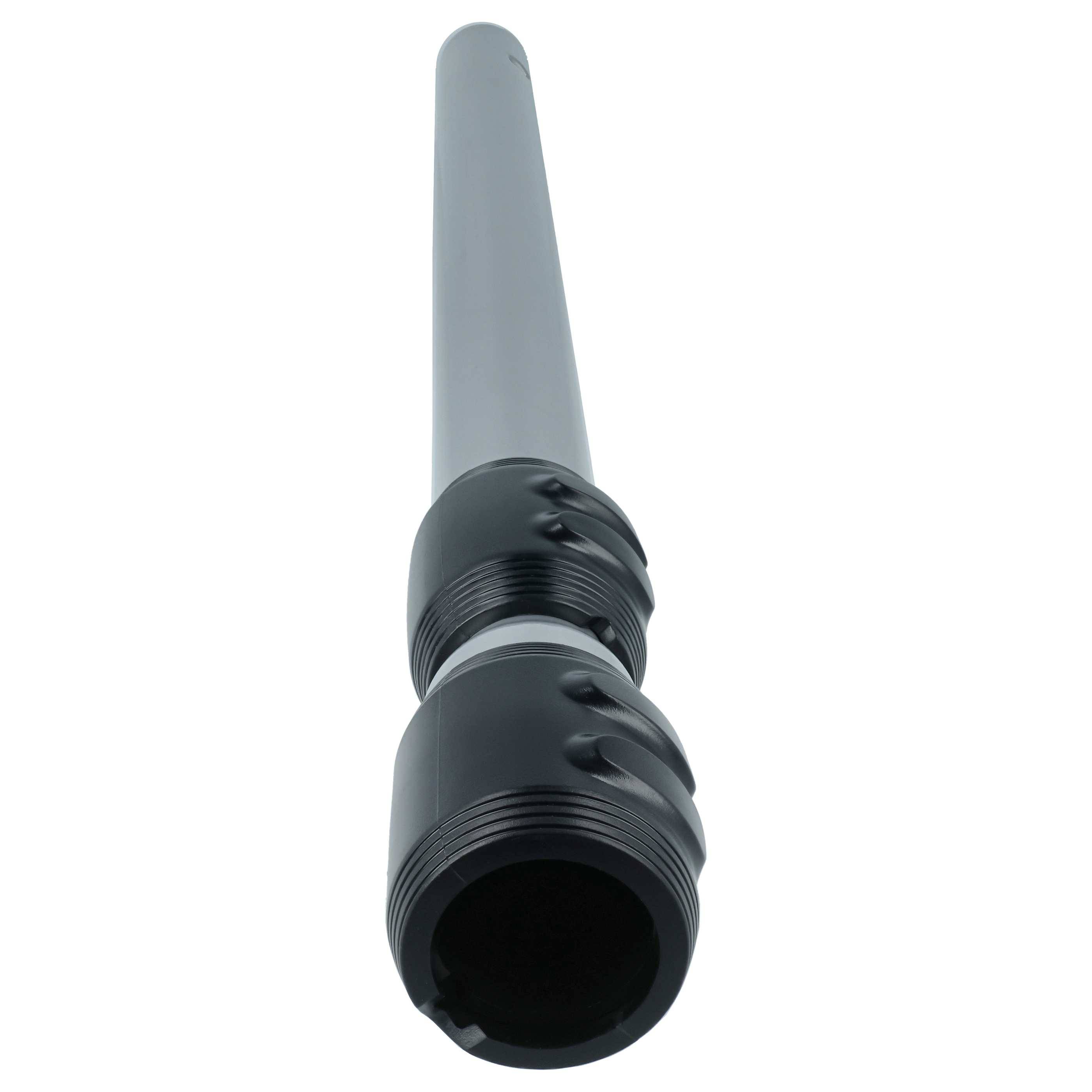 vhbw 2x Staubsaugerohr kompatibel mit Philips PowerPro Ultimate FC9912 | FC9919/09 Staubsauger - 35 mm Anschluss, 56 - 86,5 cm lang Schwarz Silber