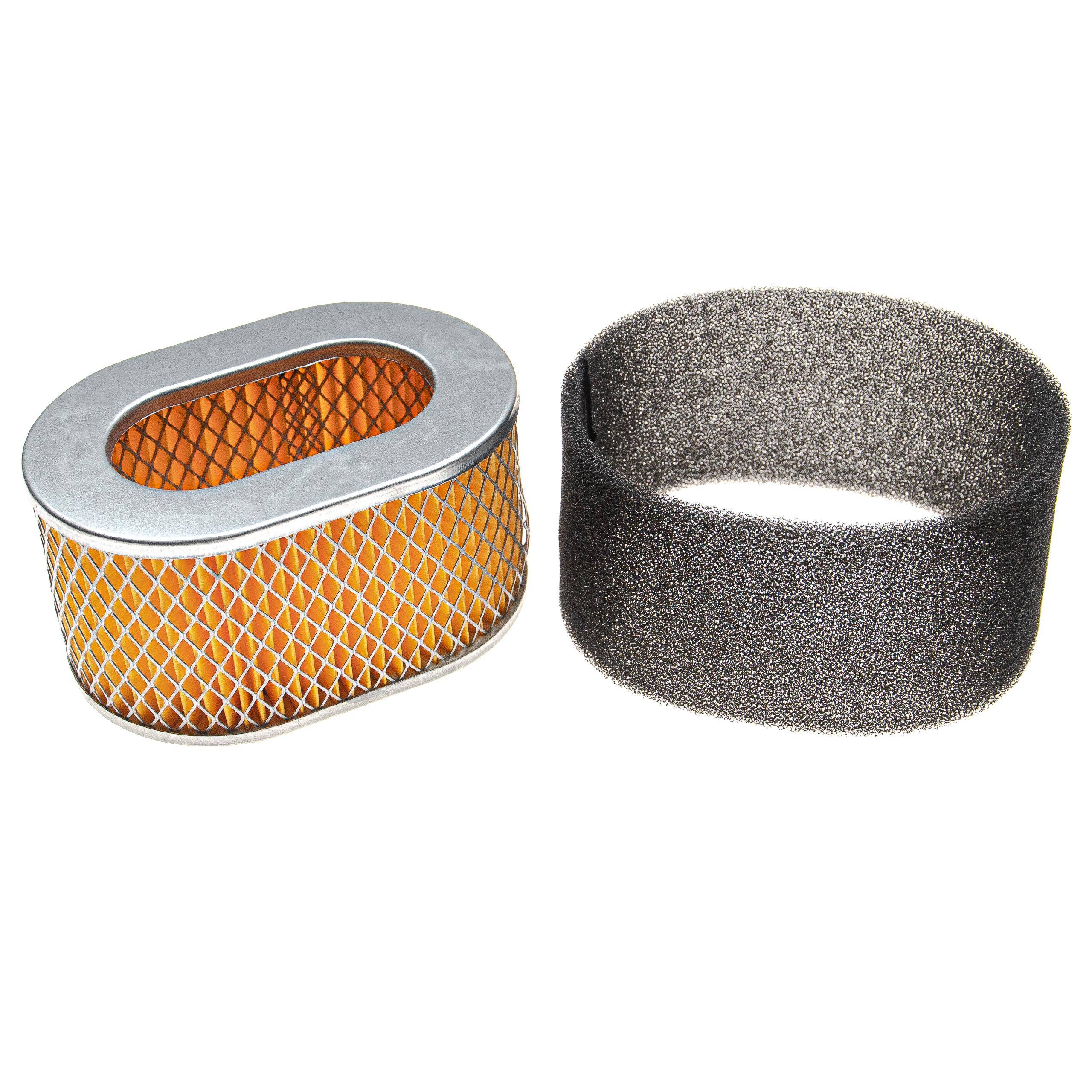 vhbw Filter Ersatz für Yanmar 33270273 | 1x Vorfilter, 1x Luftfilter, Einachstraktor, Einachsschlepper