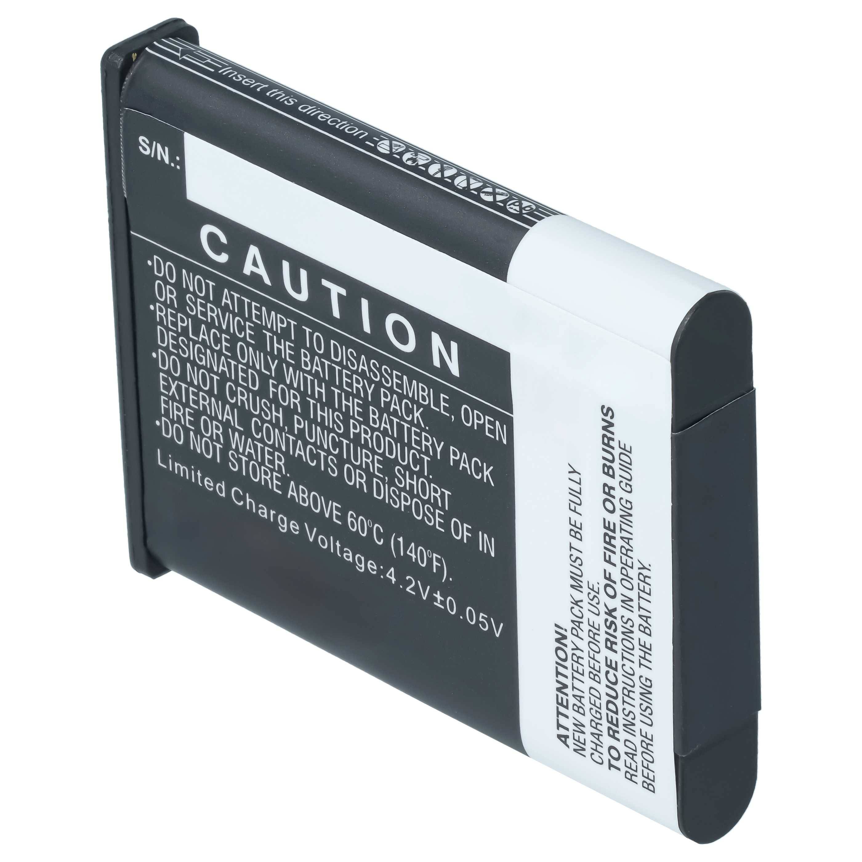 vhbw Akku kompatibel mit Sony PSP E1008, E1004, E1002, E1000, E1003 Spielekonsole (900 mAh, 3,7 V, Li-Ion) - Ersatz für 4-285-985-01, SP70C
