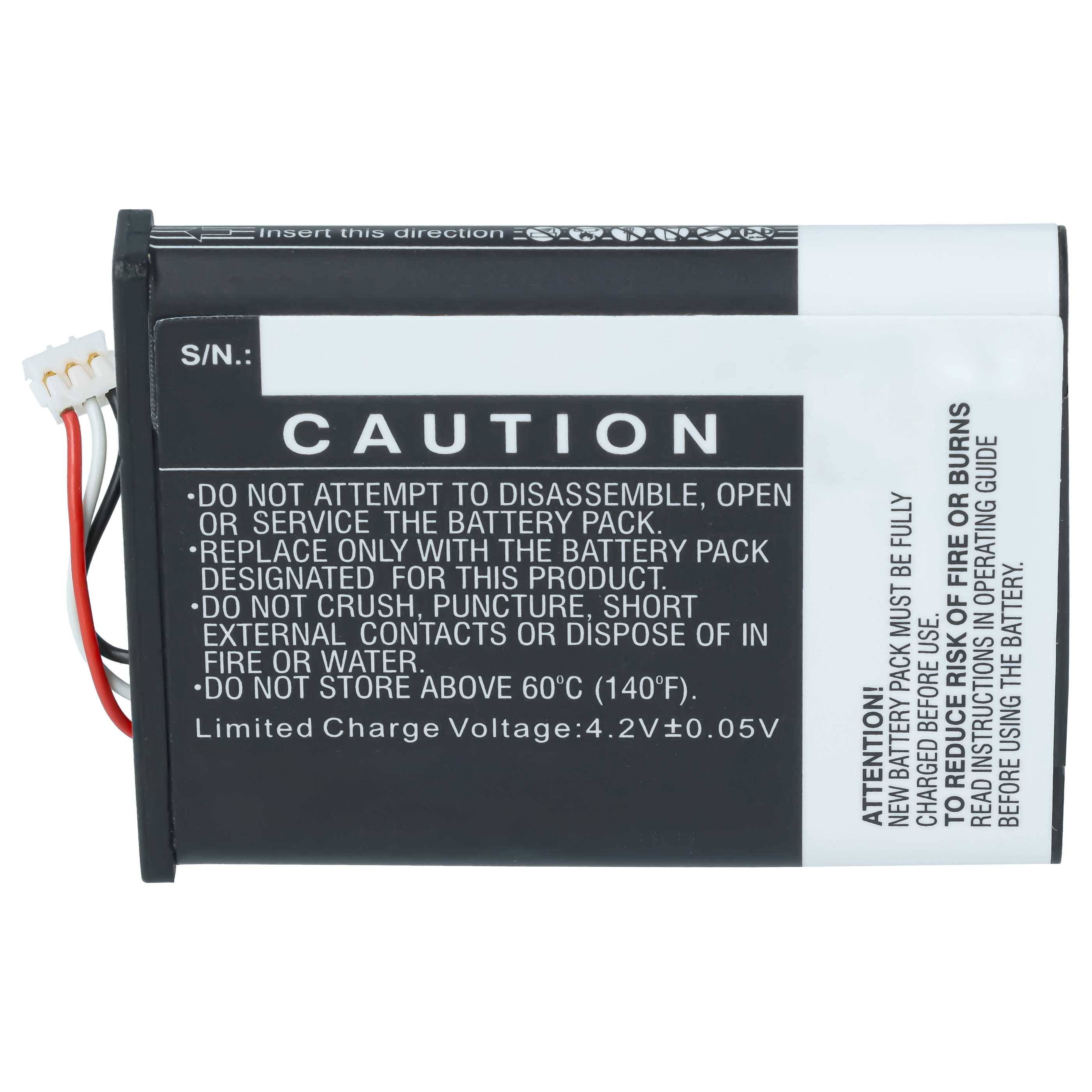 vhbw Akku kompatibel mit Sony PSP E1008, E1004, E1002, E1000, E1003 Spielekonsole (900 mAh, 3,7 V, Li-Ion) - Ersatz für 4-285-985-01, SP70C