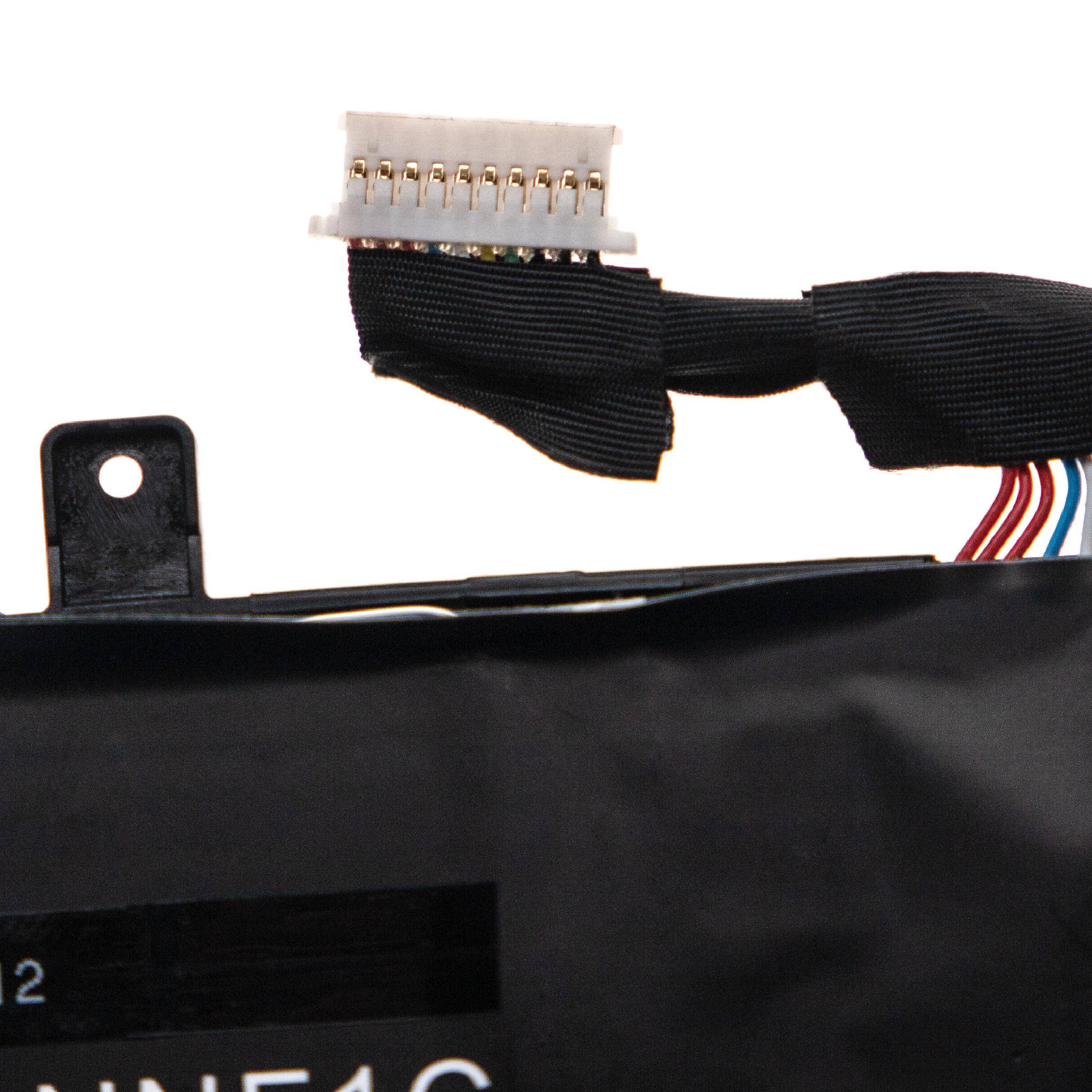 vhbw Akku kompatibel mit Dell XPS 13-9365-D5705TS, 13-9365-D4605TS, 13-9365-D5505TS Notebook (5850 mAh, 7,6 V, Li-Polymer)