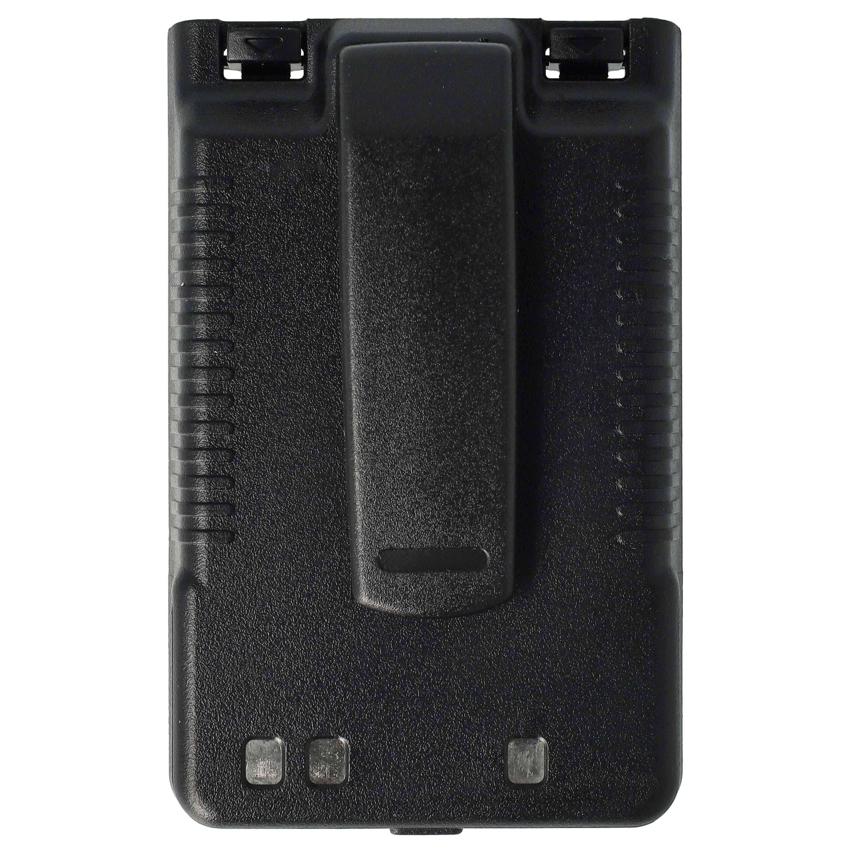 vhbw Akku kompatibel mit Yaesu FT-2DR, FT-1DR, VX-8R, FT-5D, FT-8DR, FT-3D, VX-8GR, VX-8DR Funkgerät, Walkie Talkie (2000 mAh, 7,4 V, Li-Ion)