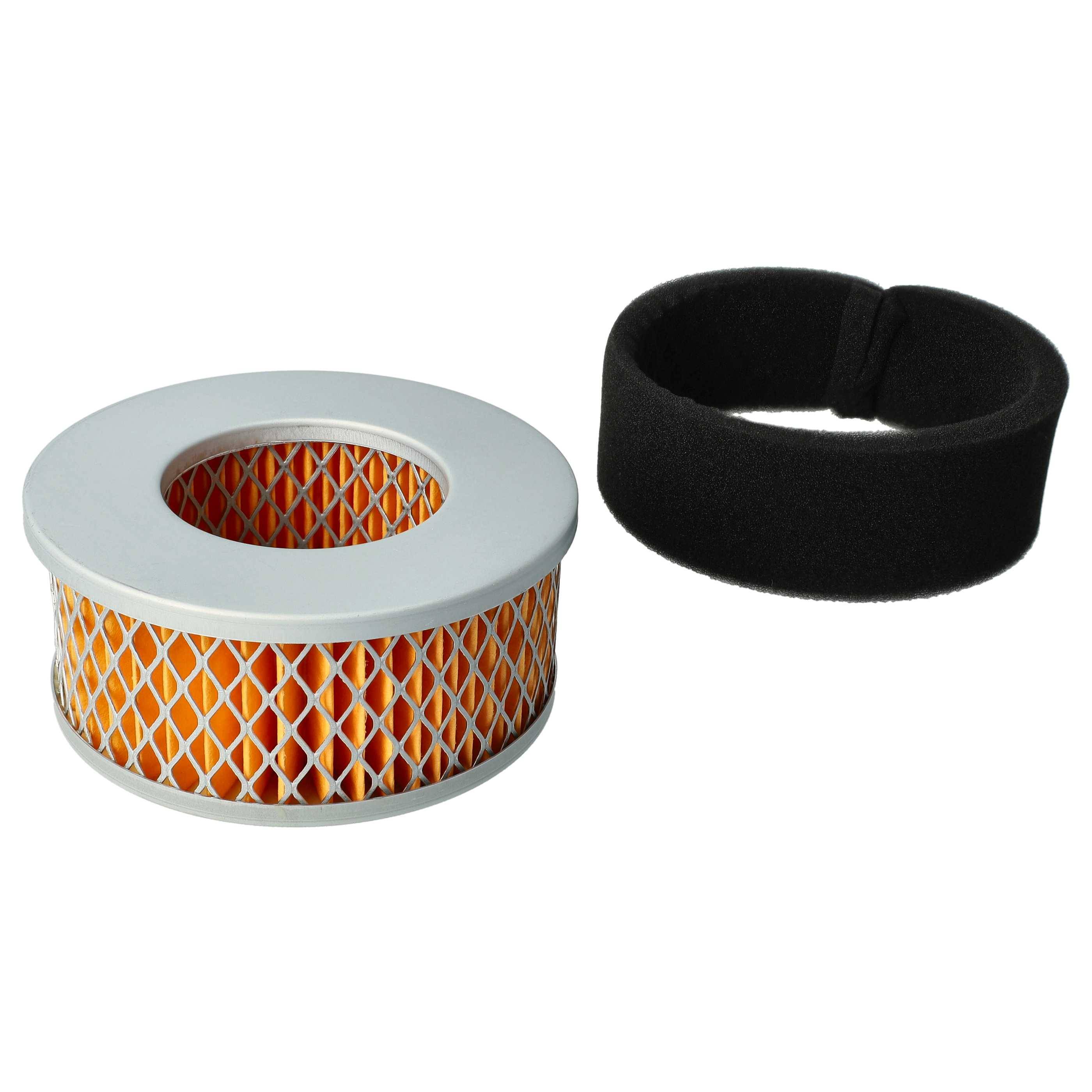 vhbw 2x Filter Ersatz für Yanmar 114250-12540, 114250-12581, 114250-12580 für Rasentraktor - 1x Vorfilter, 1x Luftfilter