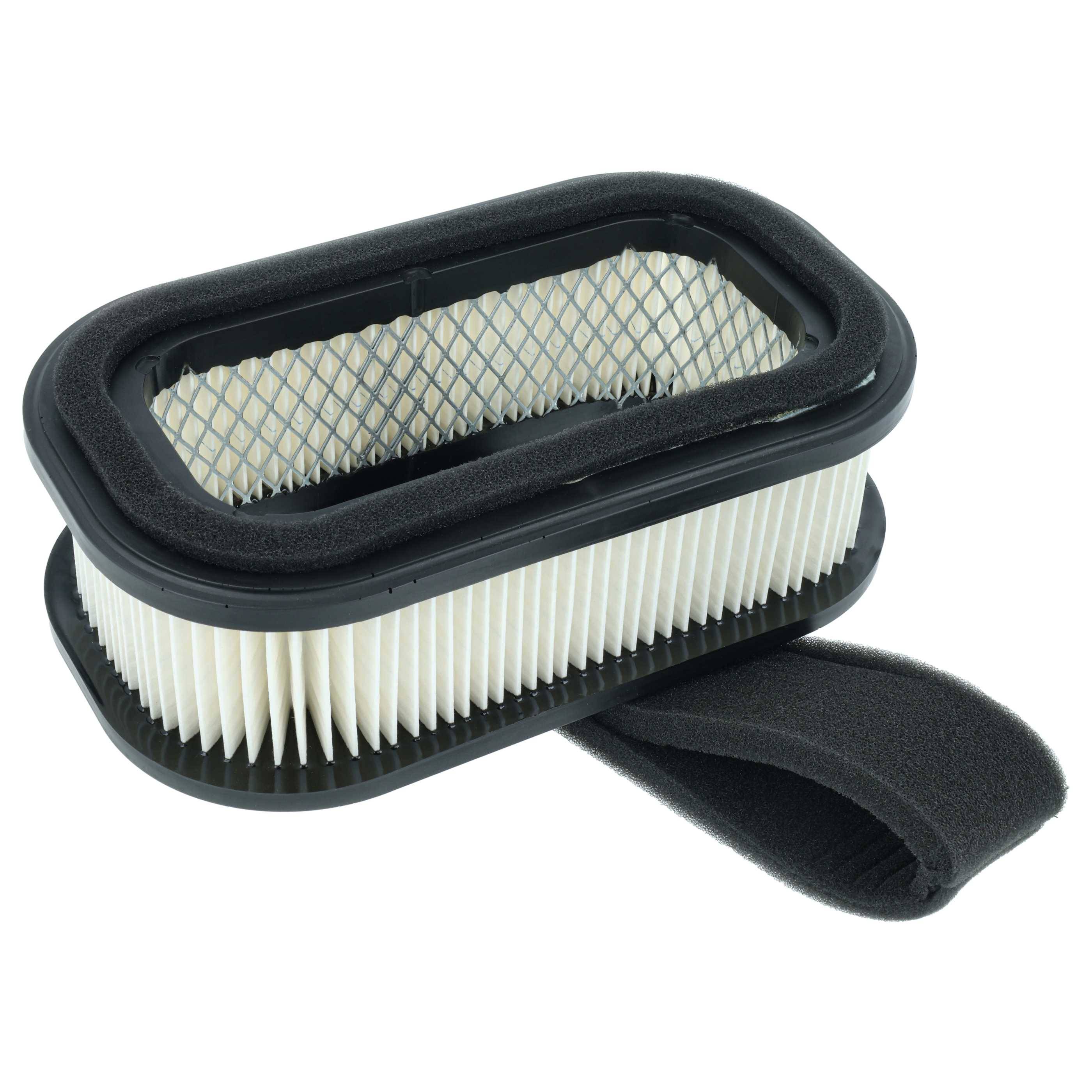 vhbw 2x Filter kompatibel mit Kawasaki FD661D, FD620D Motor für Rasentraktor, Aufsitzmäher - 1x Vorfilter, 1x Luftfilter